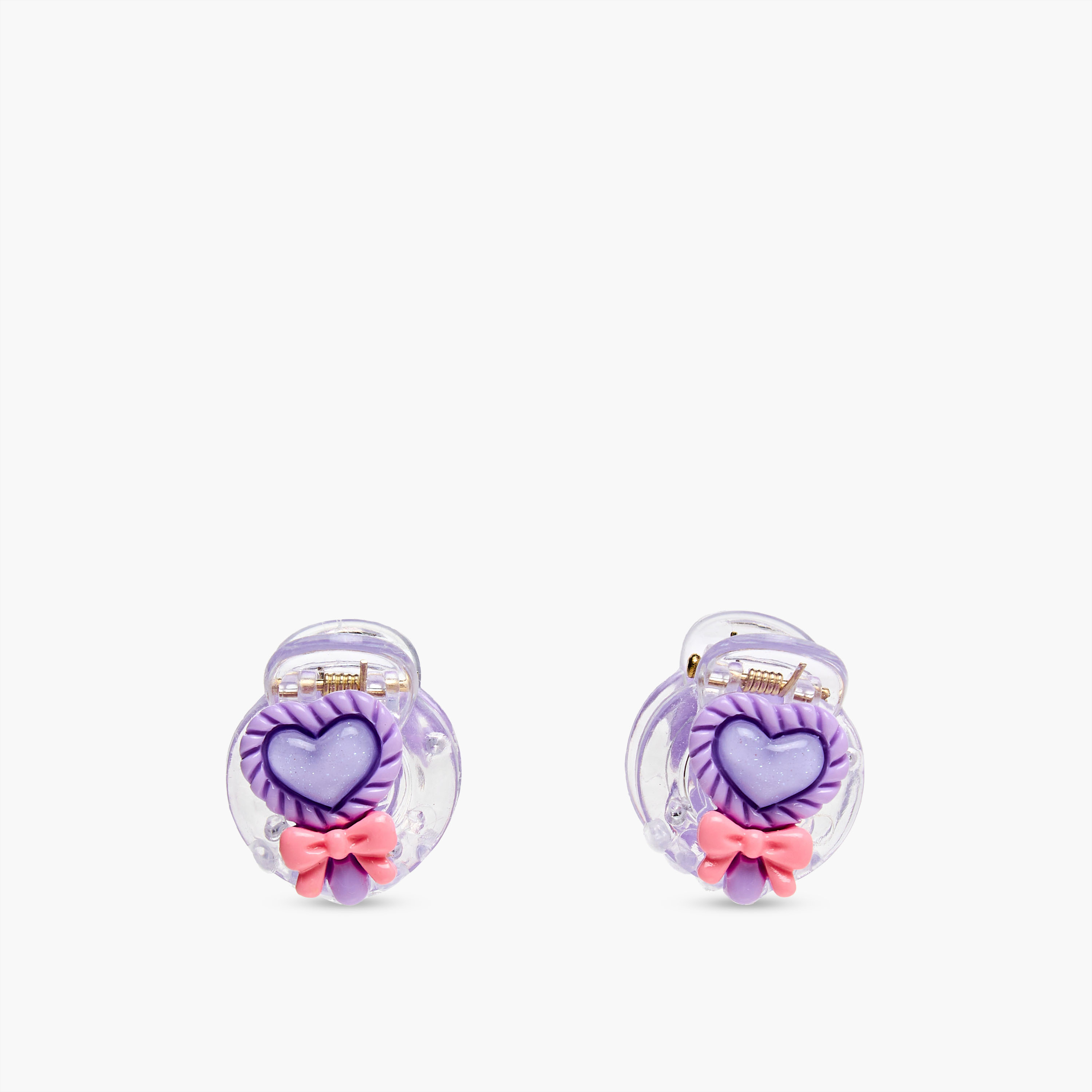 مشابك شعر للبنات مزينة بالقلوب من تشارمز - بوليستر - طقم 10-girls-accessories-hairaccessories-image-3