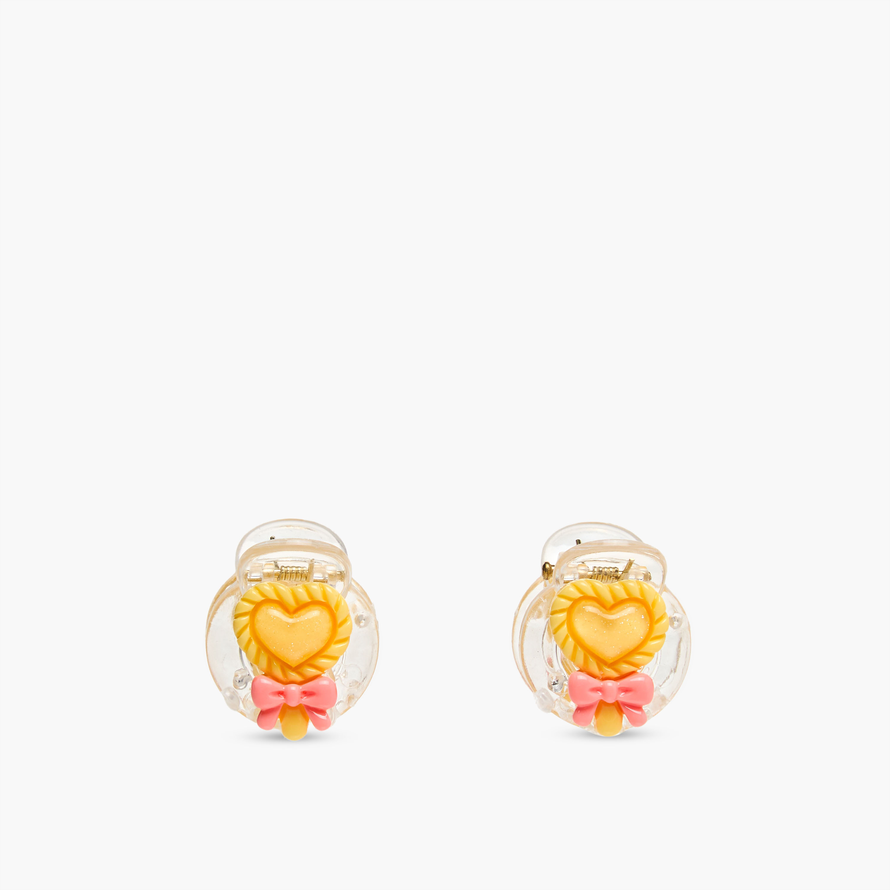 مشابك شعر للبنات مزينة بالقلوب من تشارمز - بوليستر - طقم 10-girls-accessories-hairaccessories-image-4