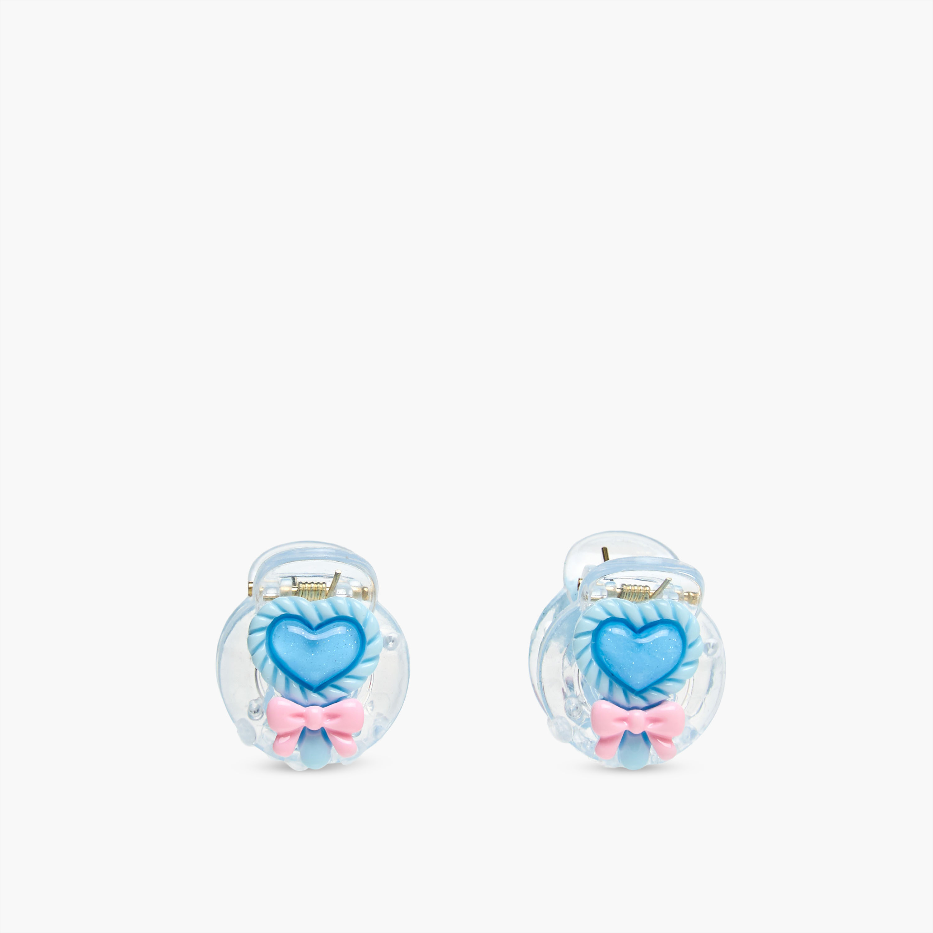 مشابك شعر للبنات مزينة بالقلوب من تشارمز - بوليستر - طقم 10-girls-accessories-hairaccessories-image-5