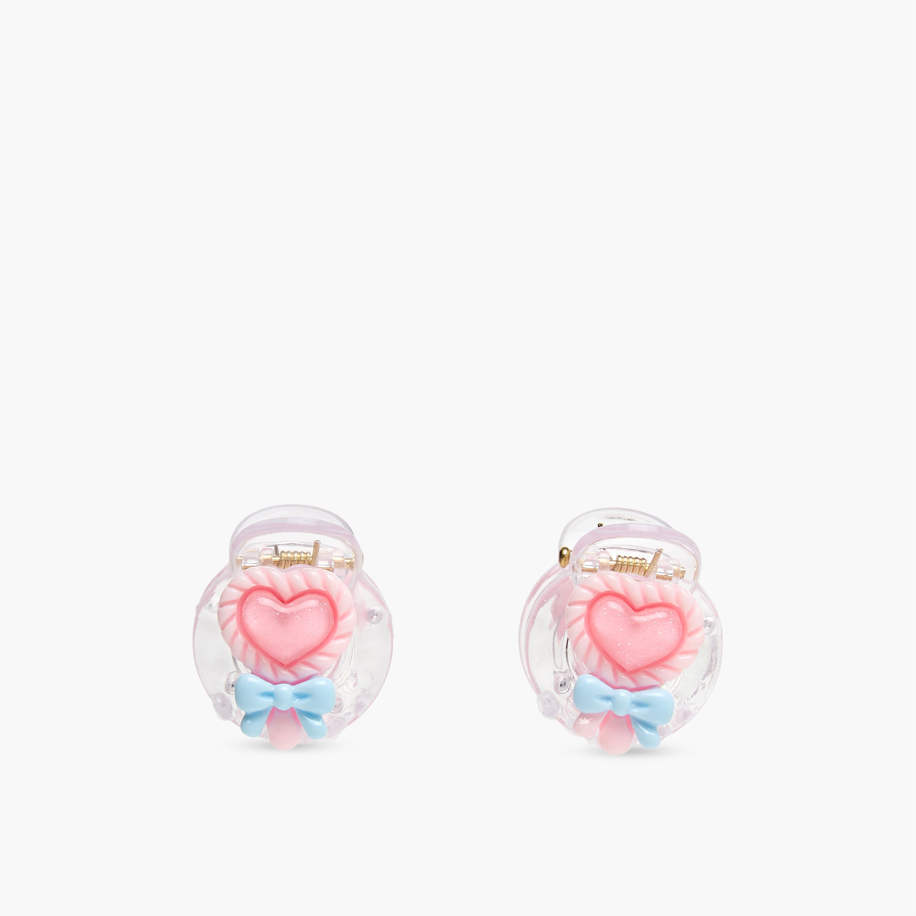 مشابك شعر للبنات مزينة بالقلوب من تشارمز - بوليستر - طقم 10-girls-accessories-hairaccessories-image-6
