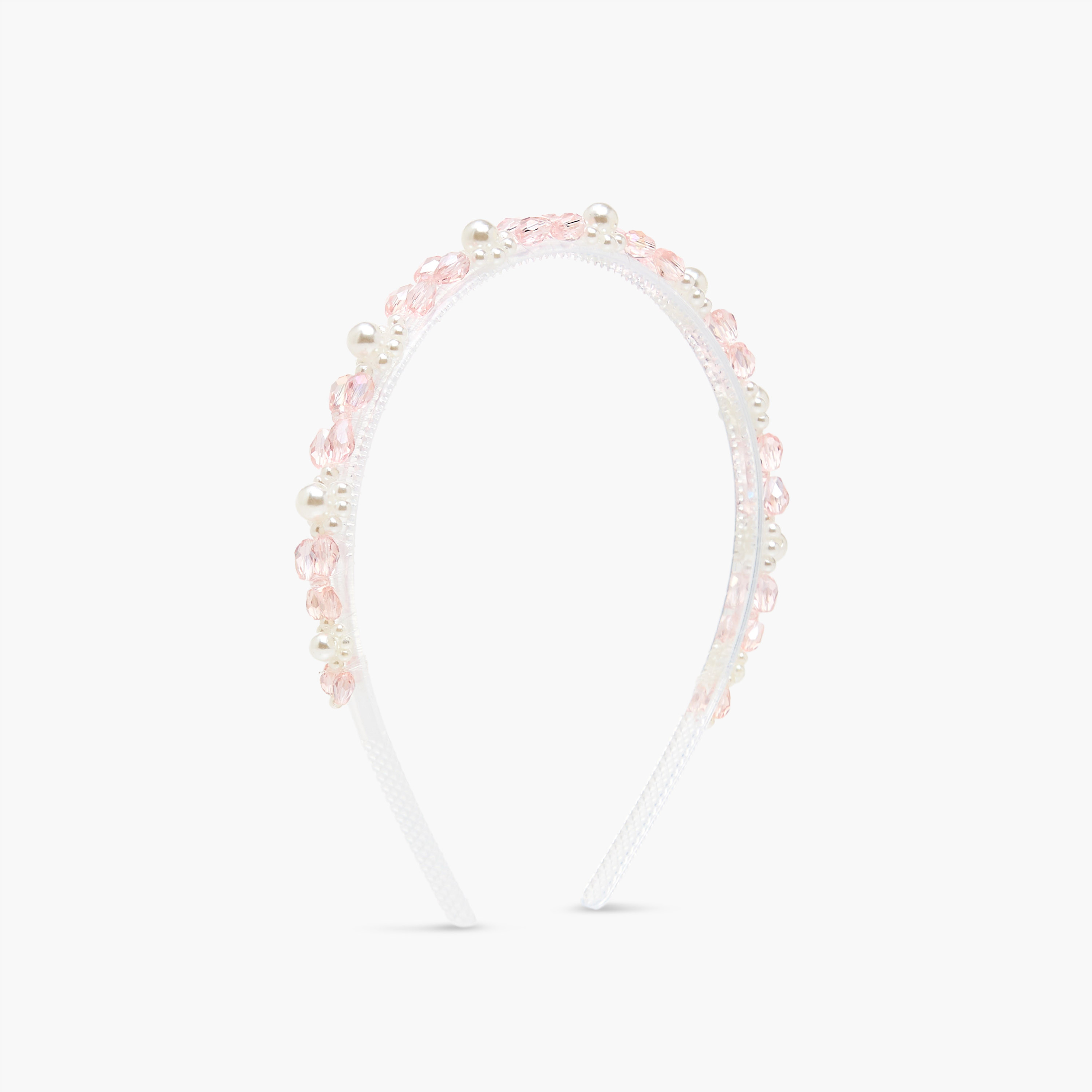 Charmz Girls Hairband with Pearl Embellishment - Polyester-girls-accessories-hairaccessories-image-1