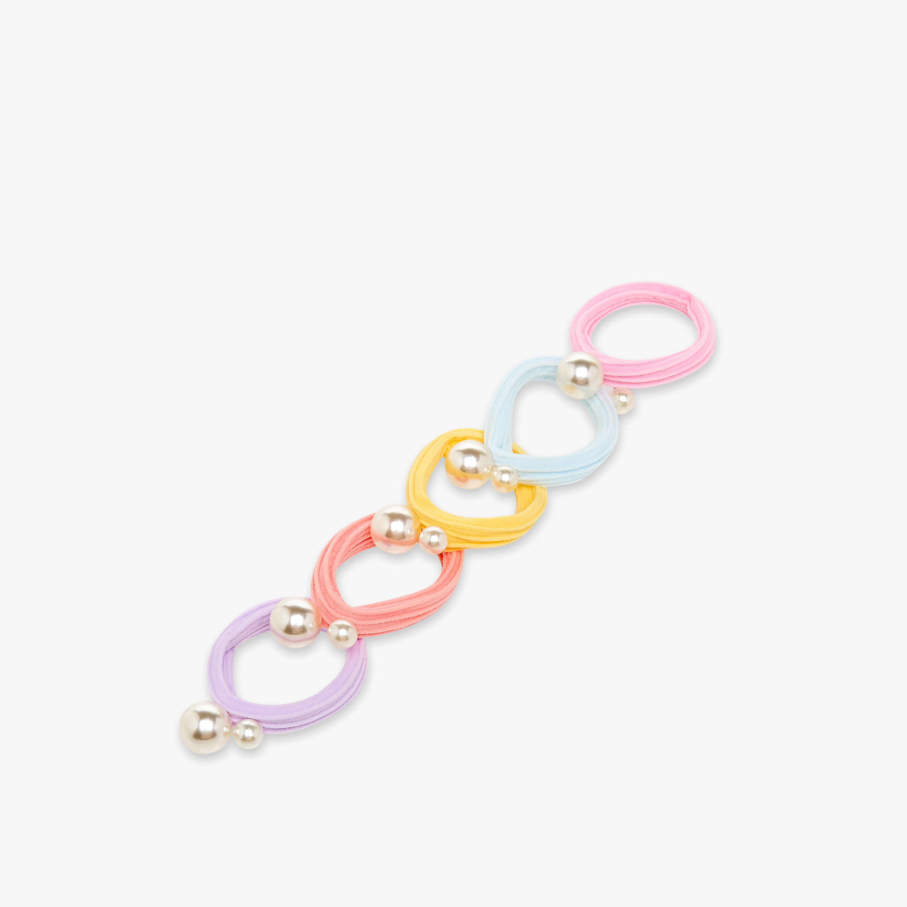 ربطات شعر باللؤلؤ للبنات من تشارمز - طقم 5 قطع-girls-accessories-hairaccessories-image-2