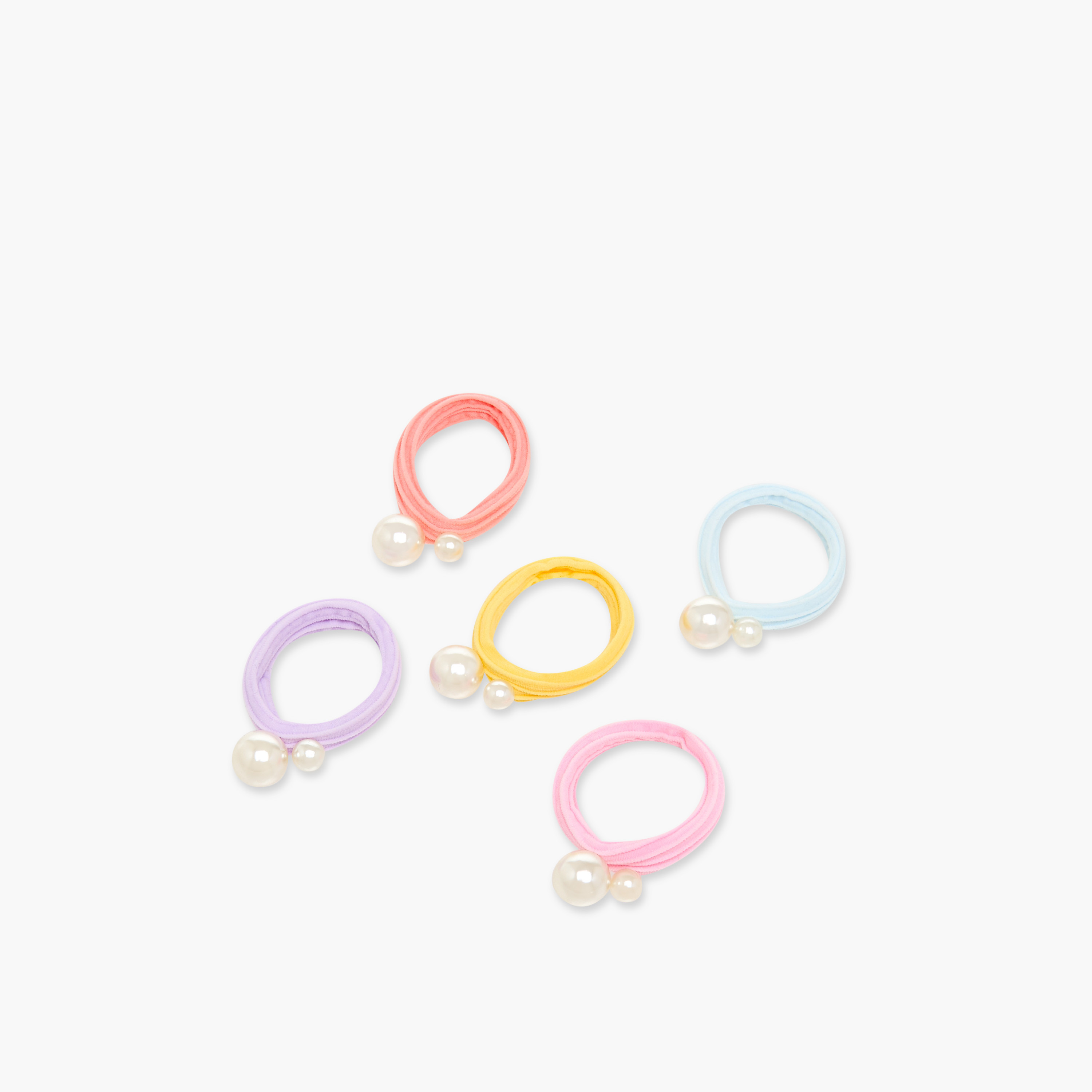 ربطات شعر باللؤلؤ للبنات من تشارمز - طقم 5 قطع-girls-accessories-hairaccessories-image-3