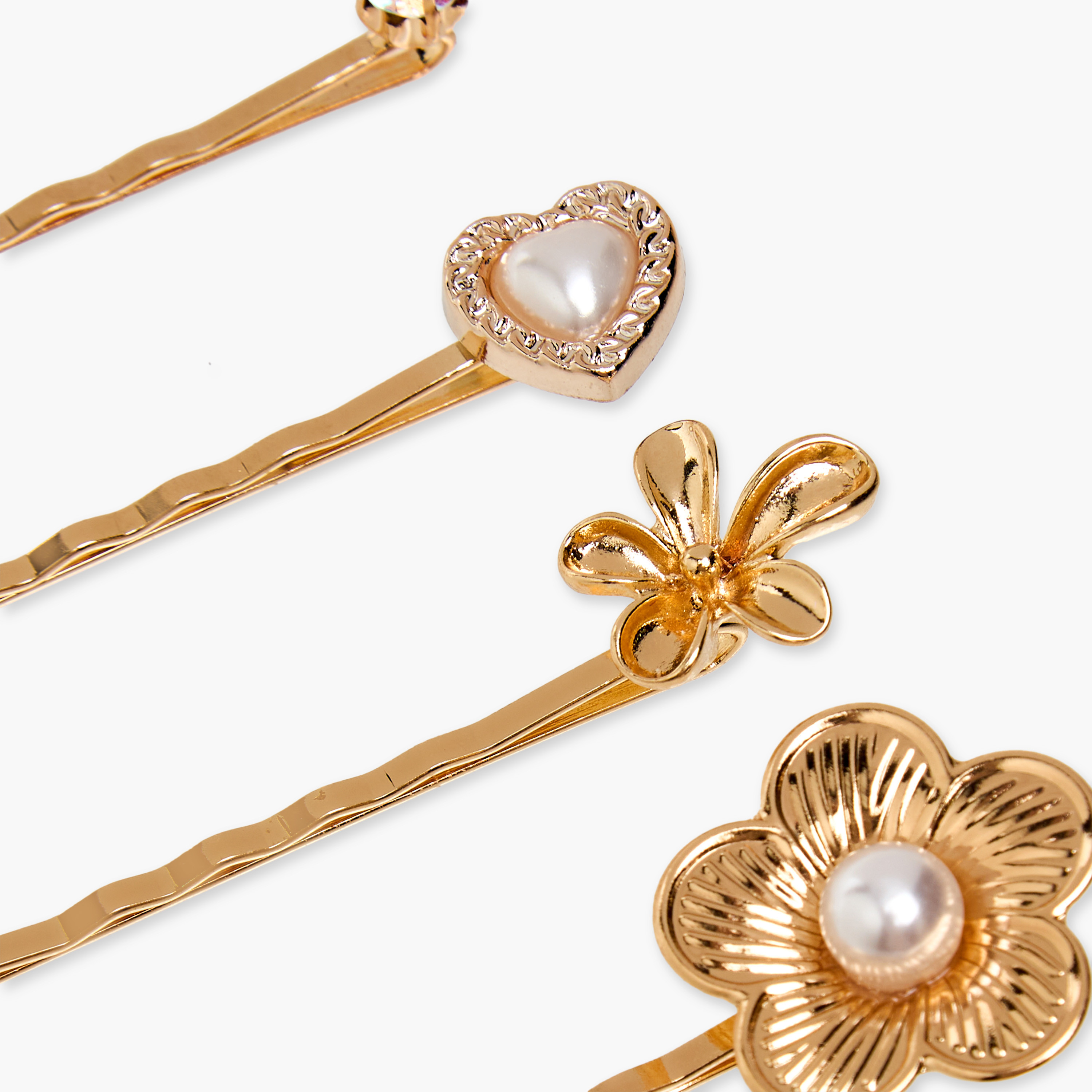 Charmz Girls Hairpin with Embellished Detail - Set of 4-girls-accessories-hairaccessories-image-3