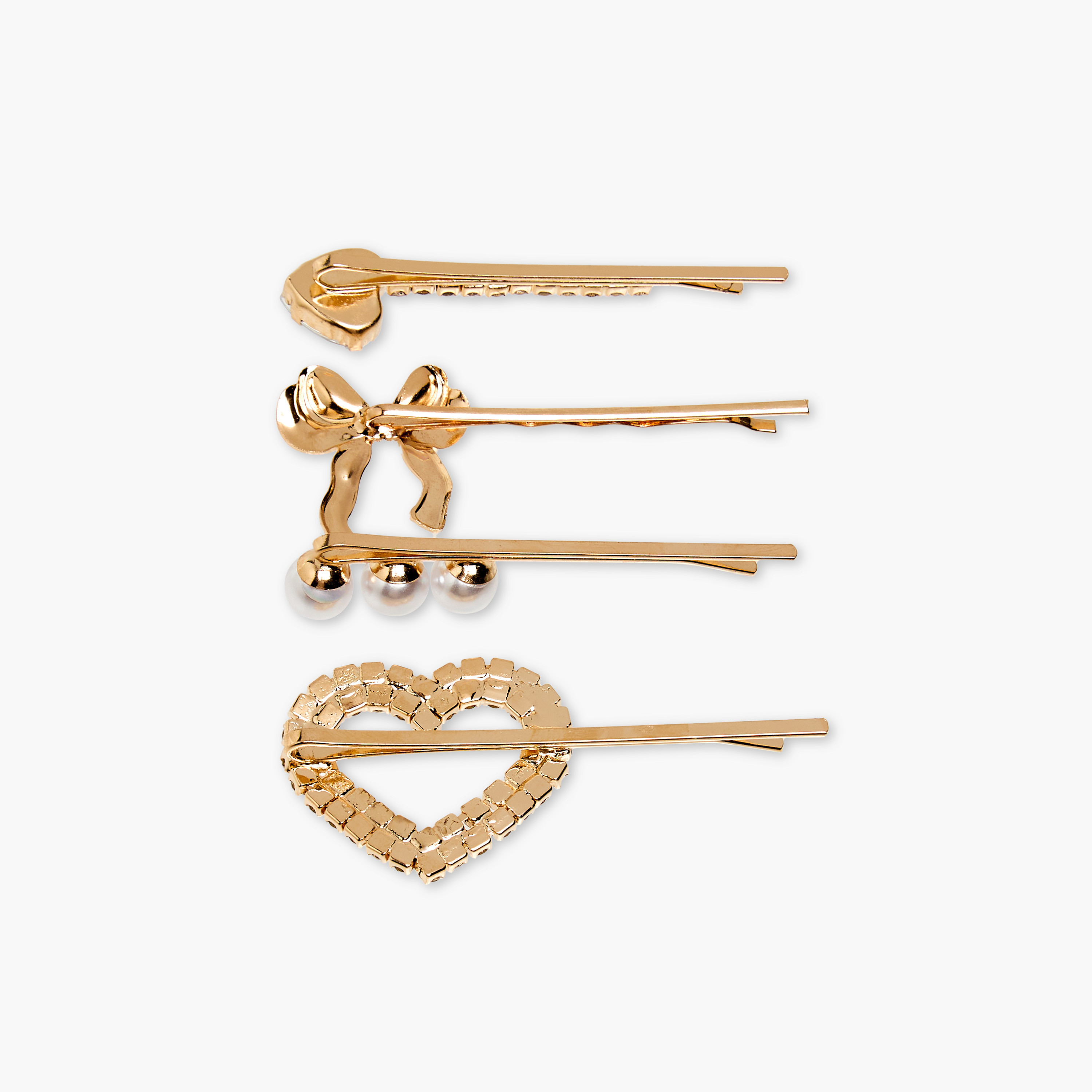 Charmz Girls Hairpin with Embellished Detail - Set of 4-girls-accessories-hairaccessories-image-4