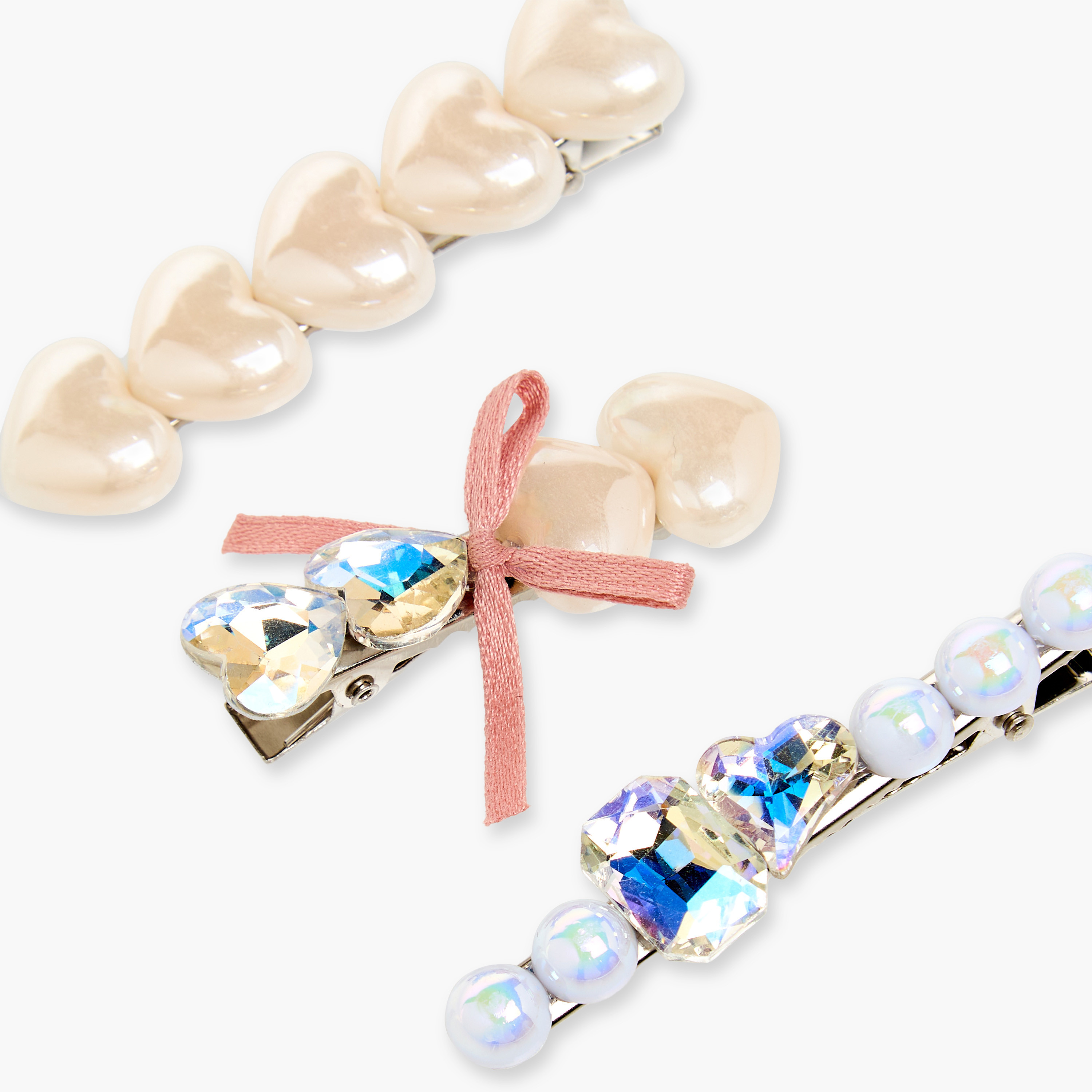 Charmz Girls Hair Clip with Embellishment - Metal - Set of 3-girls-accessories-hairaccessories-image-3