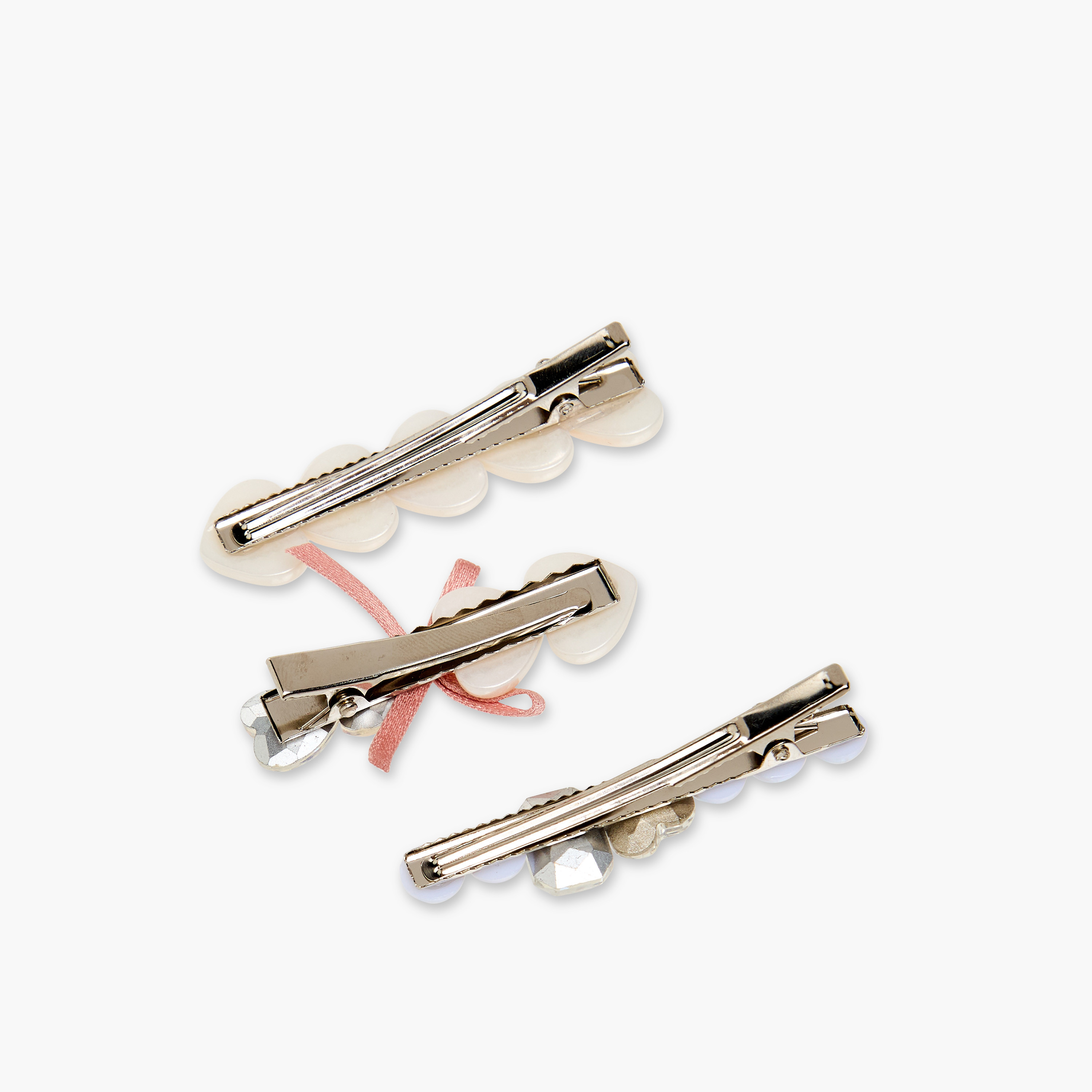 Charmz Girls Hair Clip with Embellishment - Metal - Set of 3-girls-accessories-hairaccessories-image-4