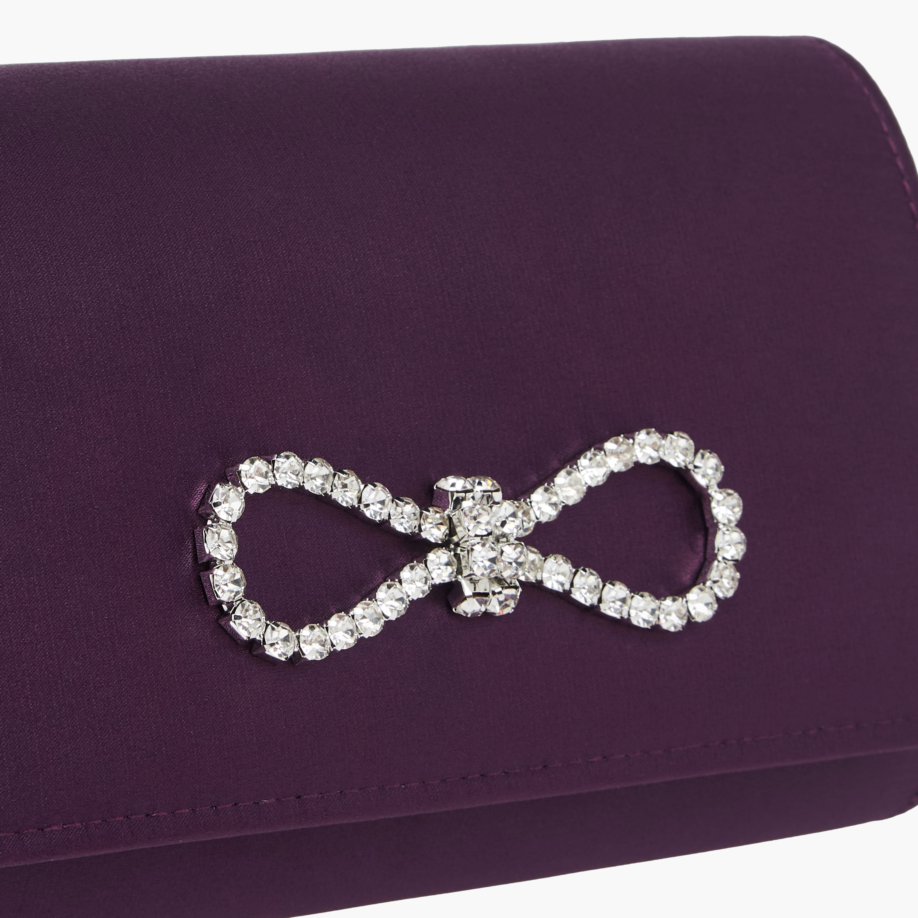 Sasha Stone Embellished Clutch with Chain Strap-women-bagsandwallets-handbags-image-6