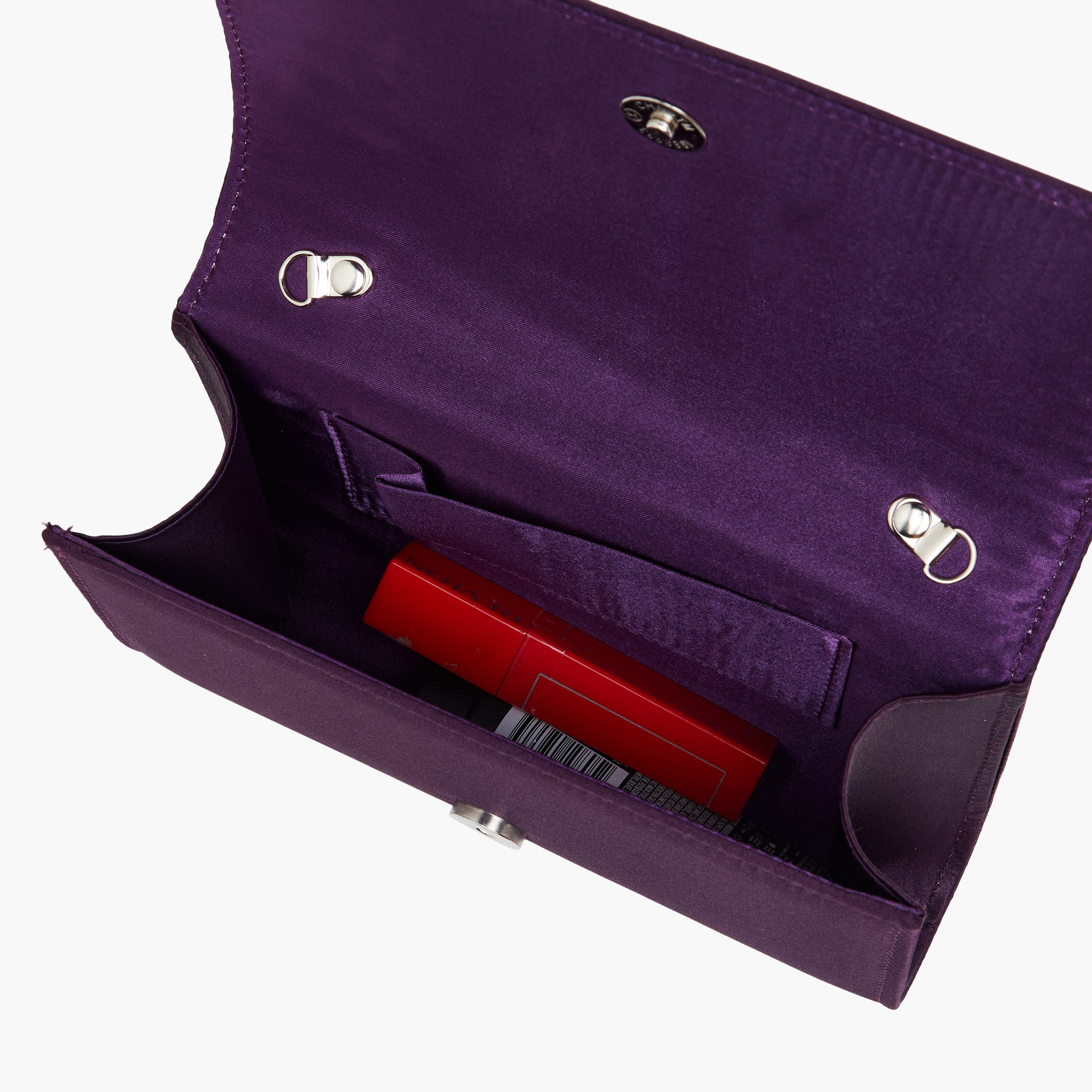 Sasha Stone Embellished Clutch with Chain Strap-women-bagsandwallets-handbags-image-9