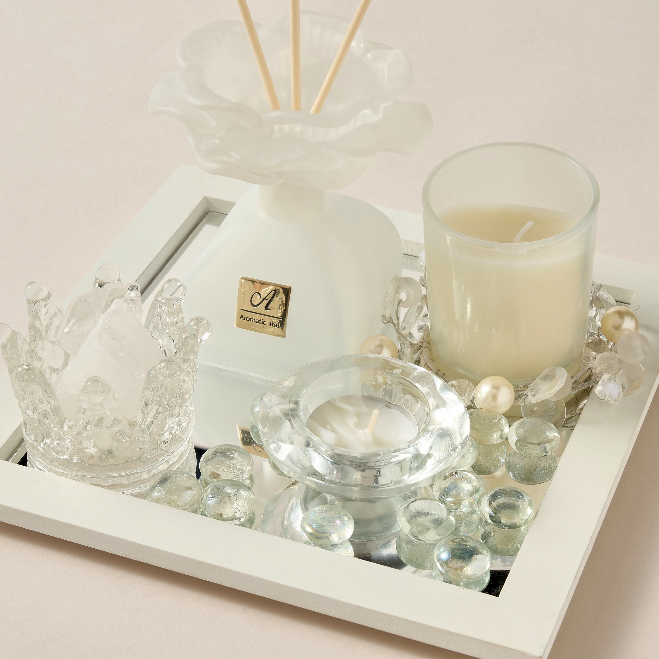 Safa Serenity Freesia Fragrance Tray Gift Set-household-homefragrance-fragrancegiftset-image-3