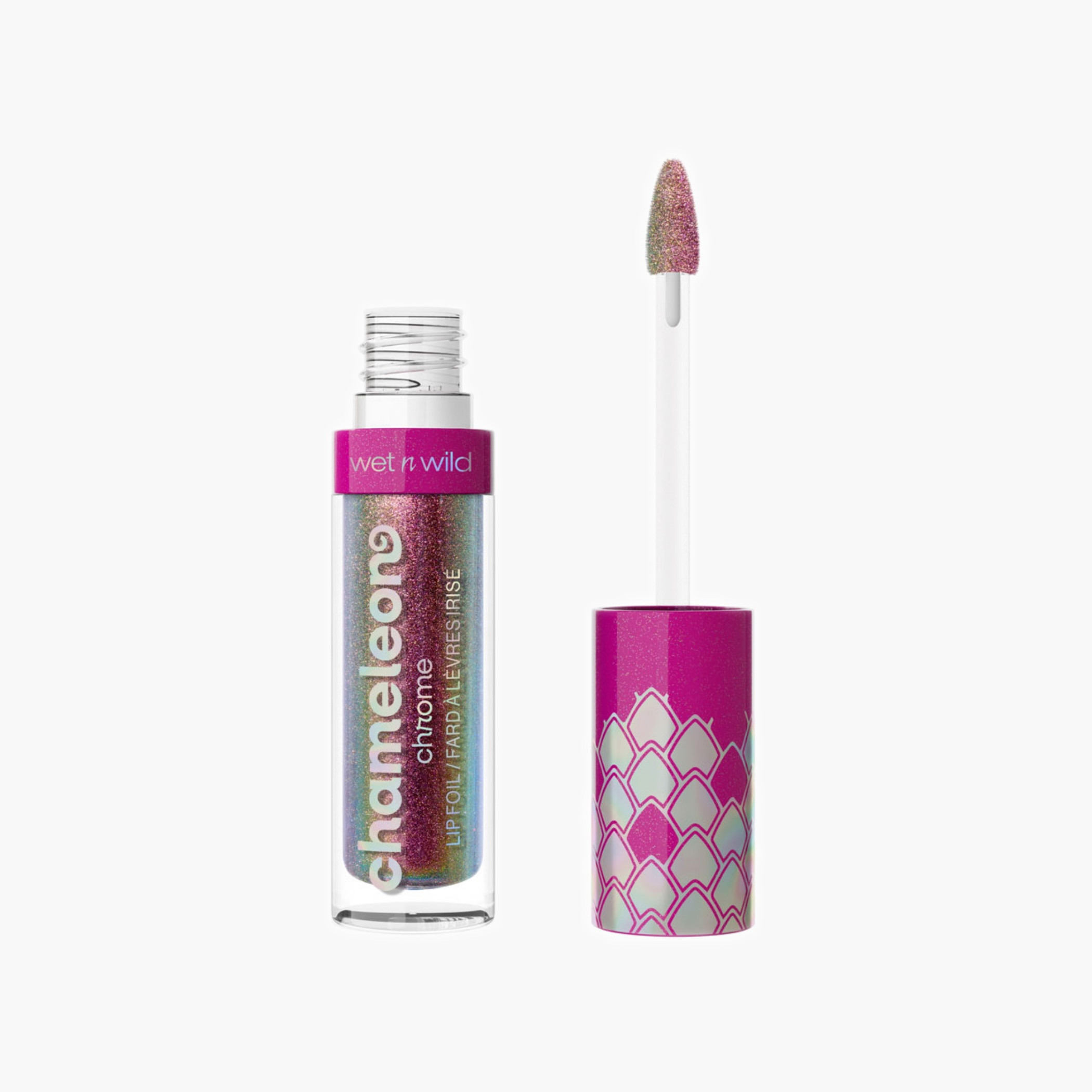أحمر شفاه بتأثير معدني كاميليون كروم من ويت آند وايلد-beautyandpersonalcare-makeup-lips-lipglossesandbalms-image-1