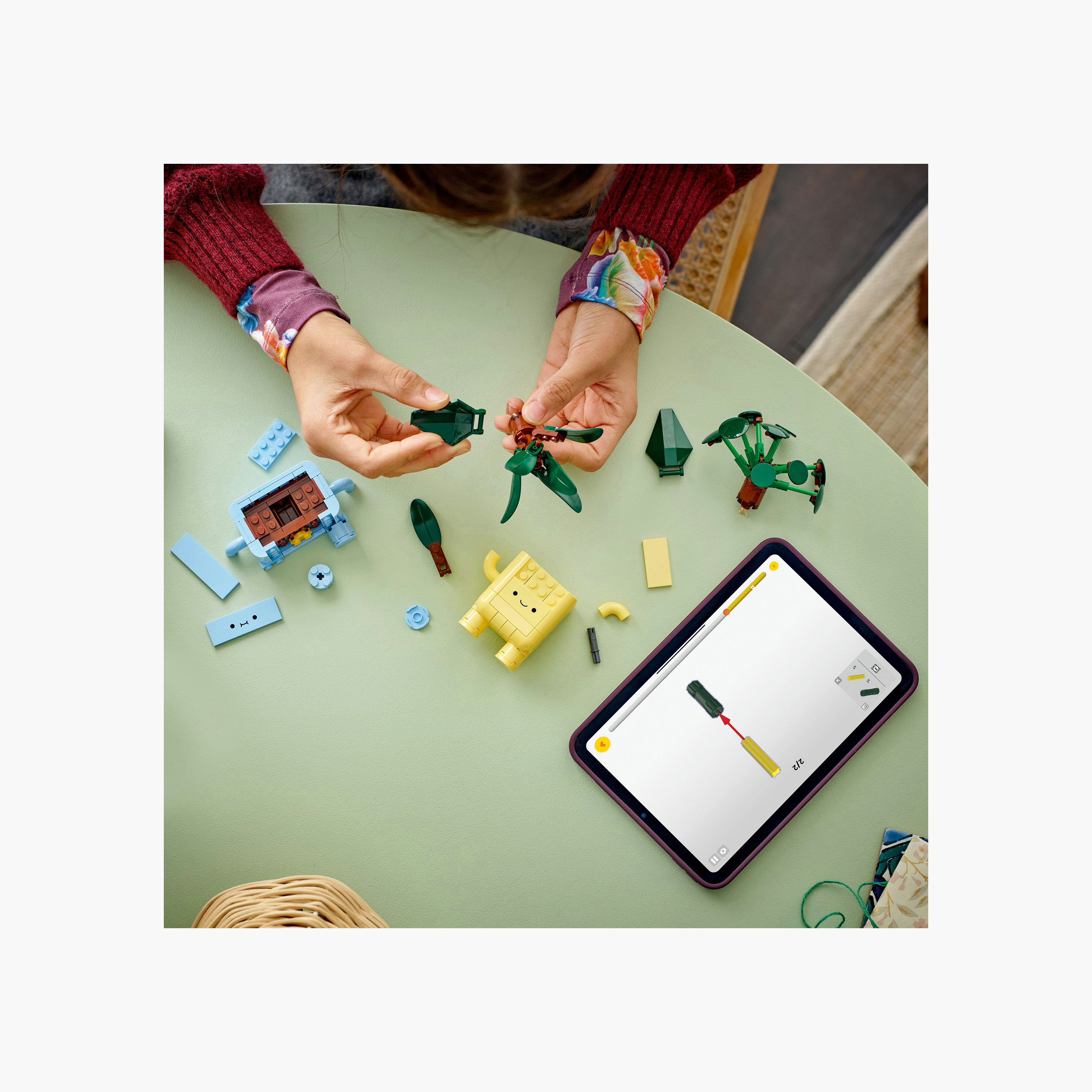 مجموعة بناء النباتات السعيدة 217 قطعة من ليجو-toys-buildingblocks-blocks-image-7