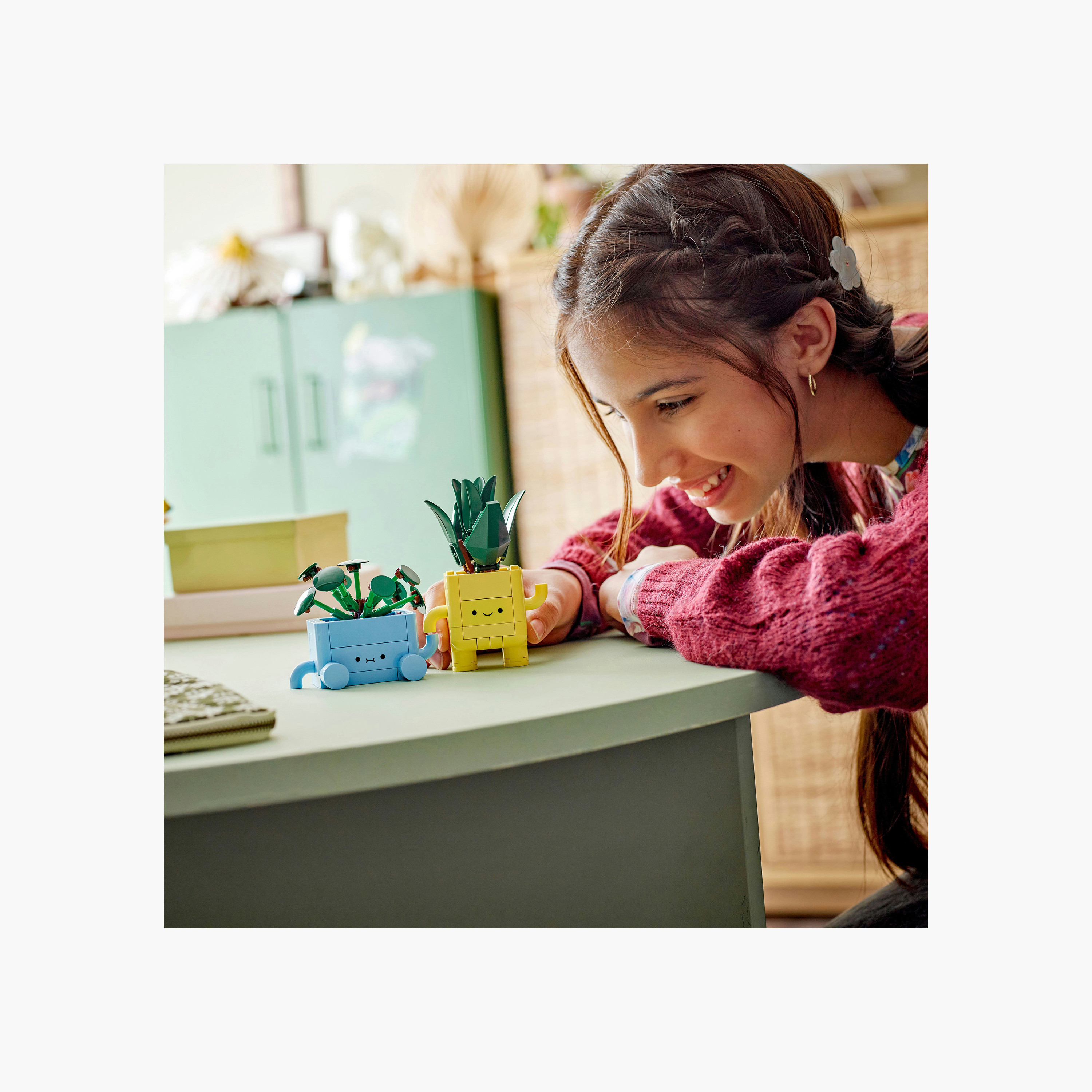 مجموعة بناء النباتات السعيدة 217 قطعة من ليجو-toys-buildingblocks-blocks-image-8