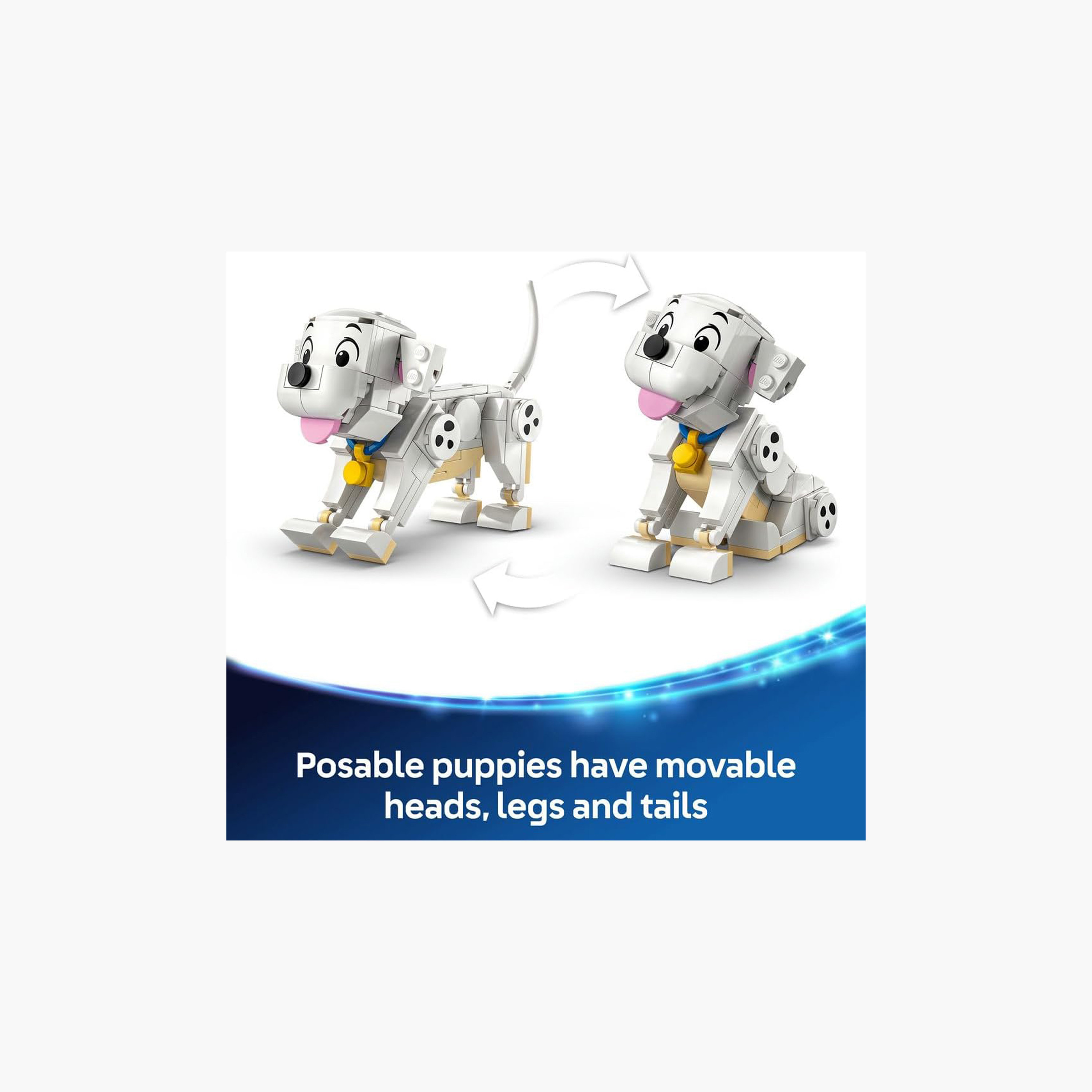 LEGO® ǀ Disney Lucky & Penny 101 Dalmatians Puppies Building Toy 43271-toys-buildingblocks-blocks-image-5