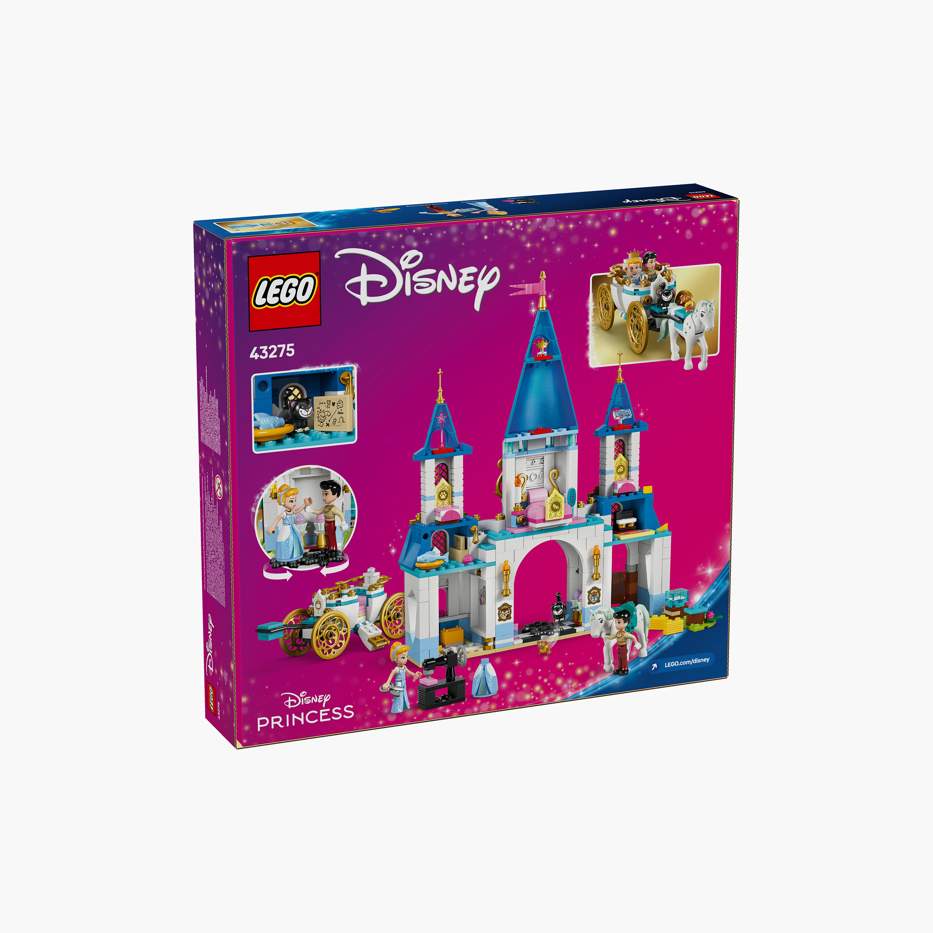 LEGO® ǀ Disney Princess Cinderella’s Castle & Horse Carriage Building Set 43275-toys-buildingblocks-blocks-image-8