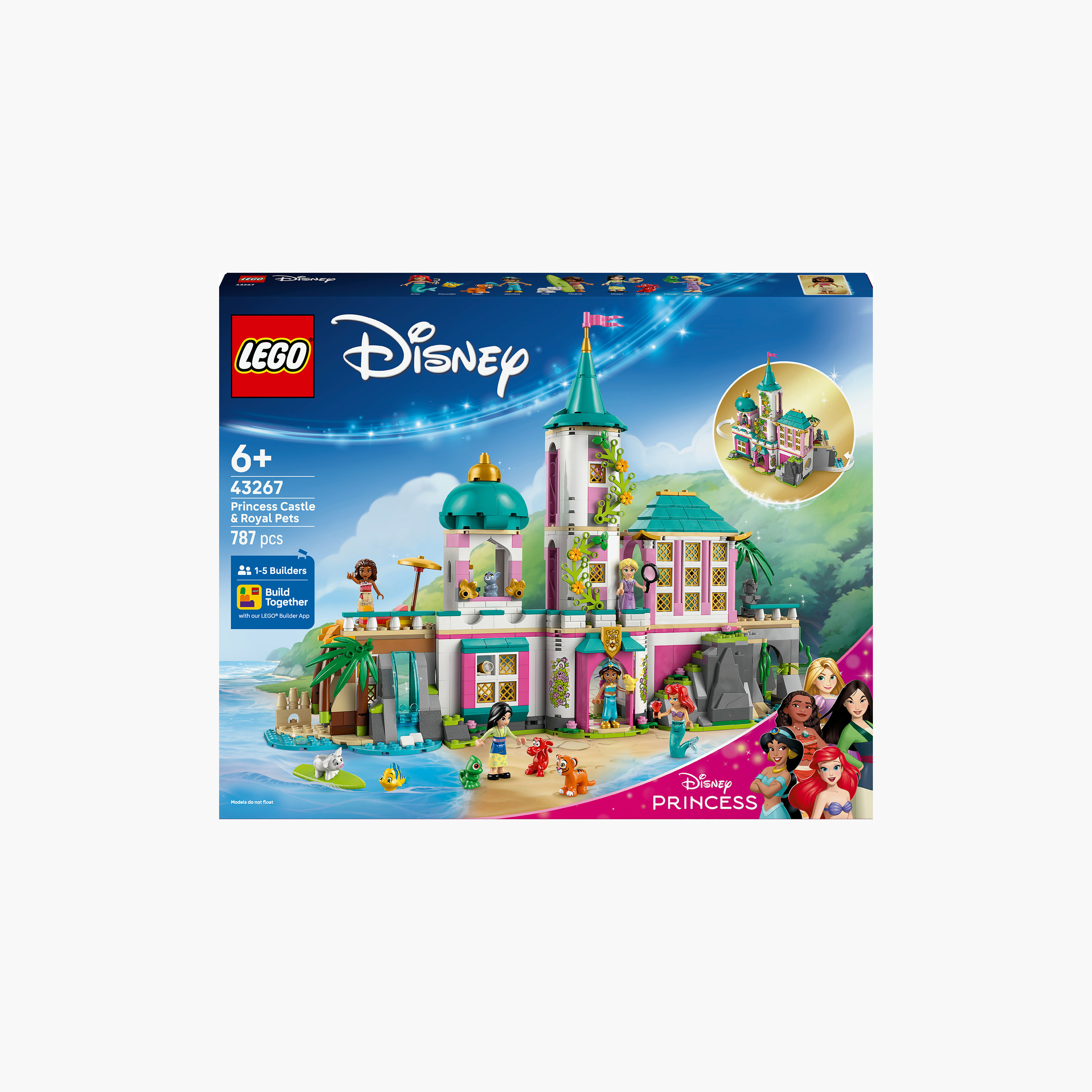 LEGO® ǀ Disney Princess Castle & Royal Pets Toy Building Playset 43267-toys-buildingblocks-blocks-image-6