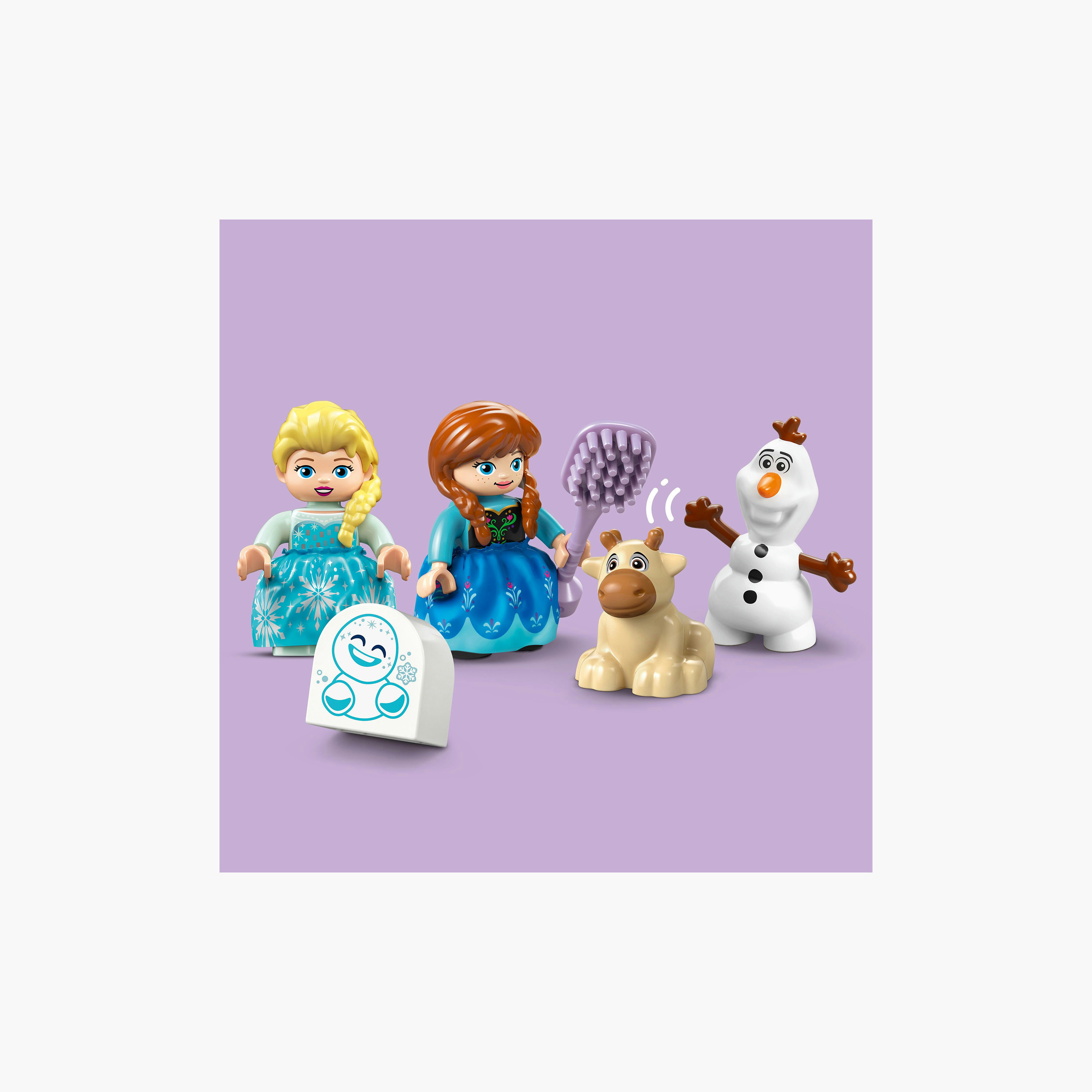 لعبة بناء قلعة فروزن لآنا وإلسا من ديزني للأطفال من ليجو® دوبلو®| 10455-toys-buildingblocks-blocks-image-4