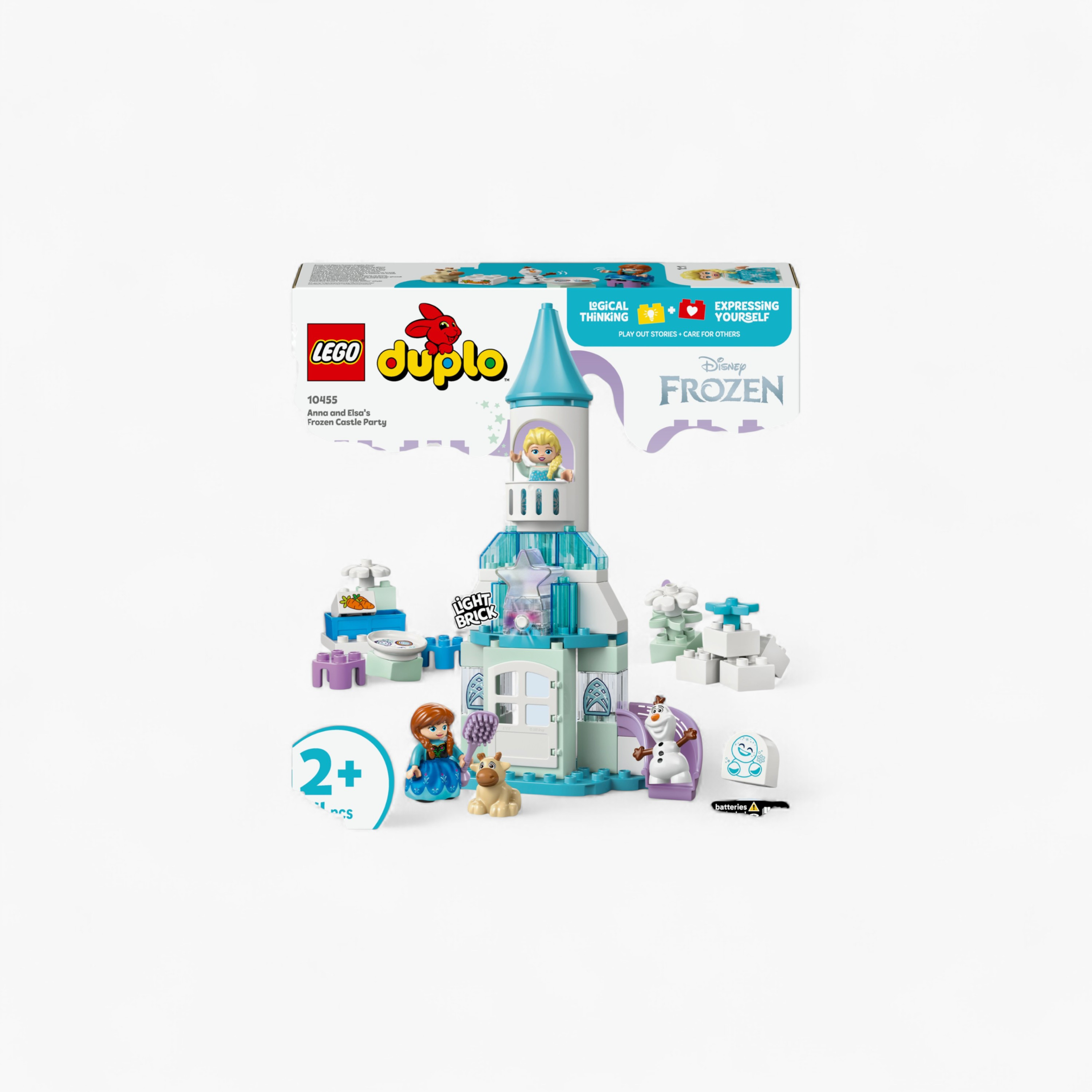 لعبة بناء قلعة فروزن لآنا وإلسا من ديزني للأطفال من ليجو® دوبلو®| 10455-toys-buildingblocks-blocks-image-7