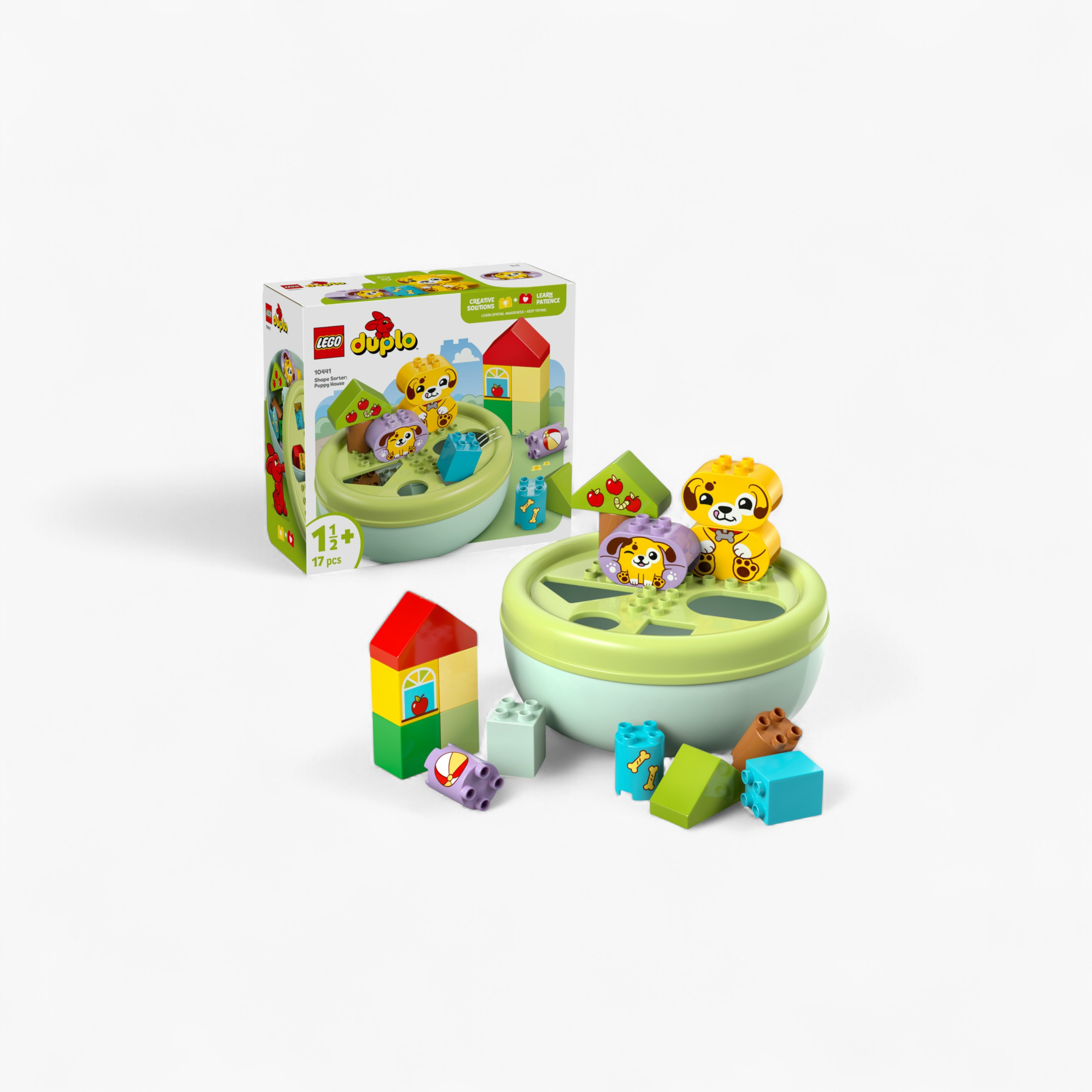 LEGO® DUPLO® My First Shape Sorter: Puppy House Toddler Learning Toy 10441-toys-buildingblocks-blocks-image-1