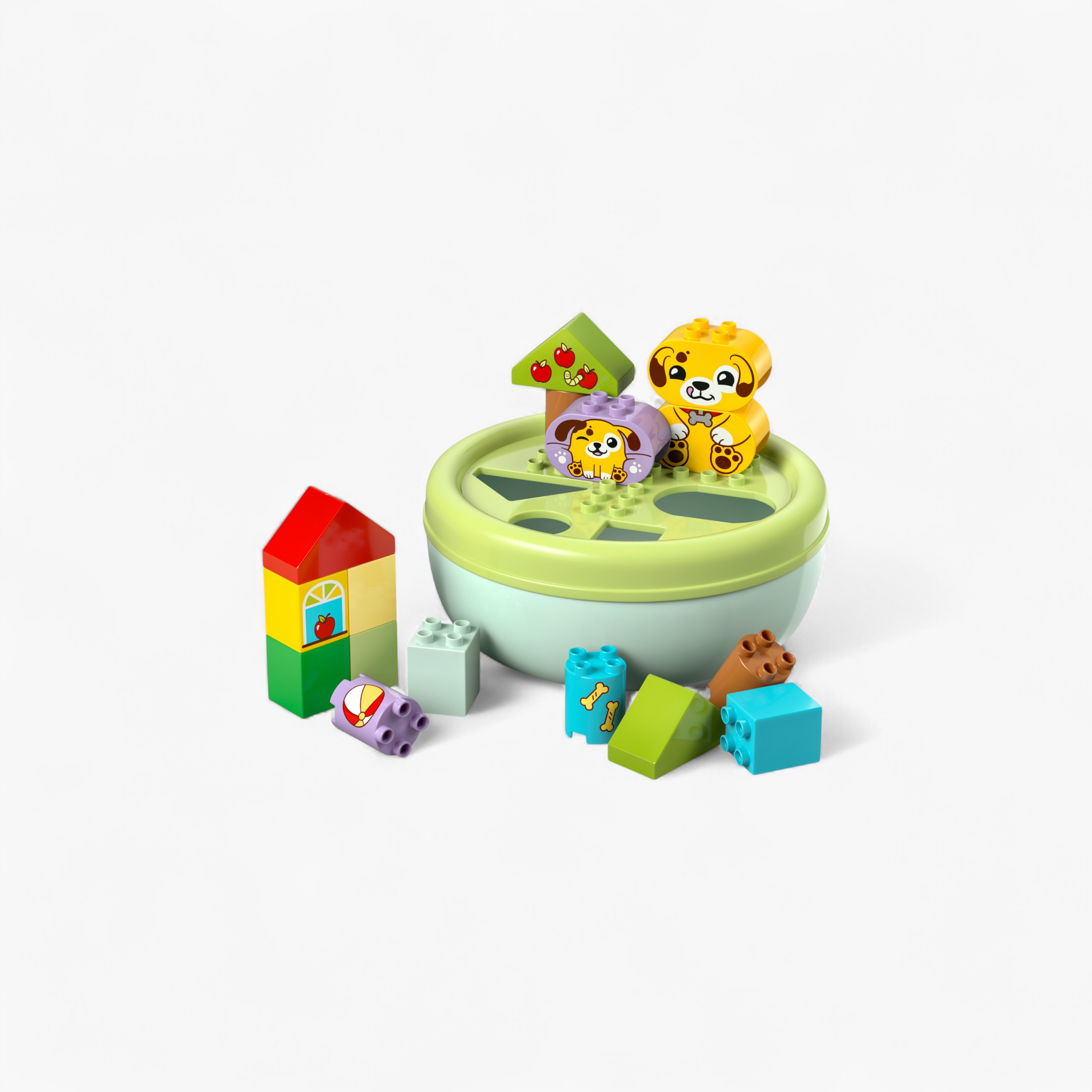 LEGO® DUPLO® My First Shape Sorter: Puppy House Toddler Learning Toy 10441-toys-buildingblocks-blocks-image-2