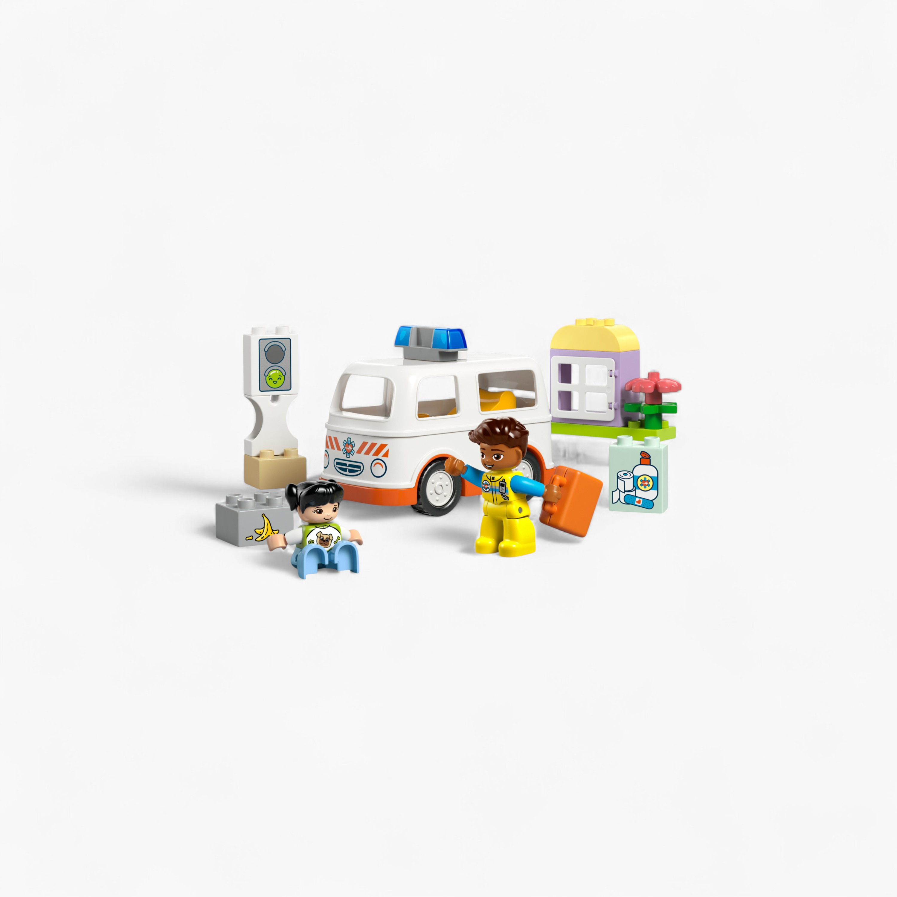 LEGO® DUPLO® Ambulance & Driver for Pretend Play 10447-toys-buildingblocks-blocks-image-2