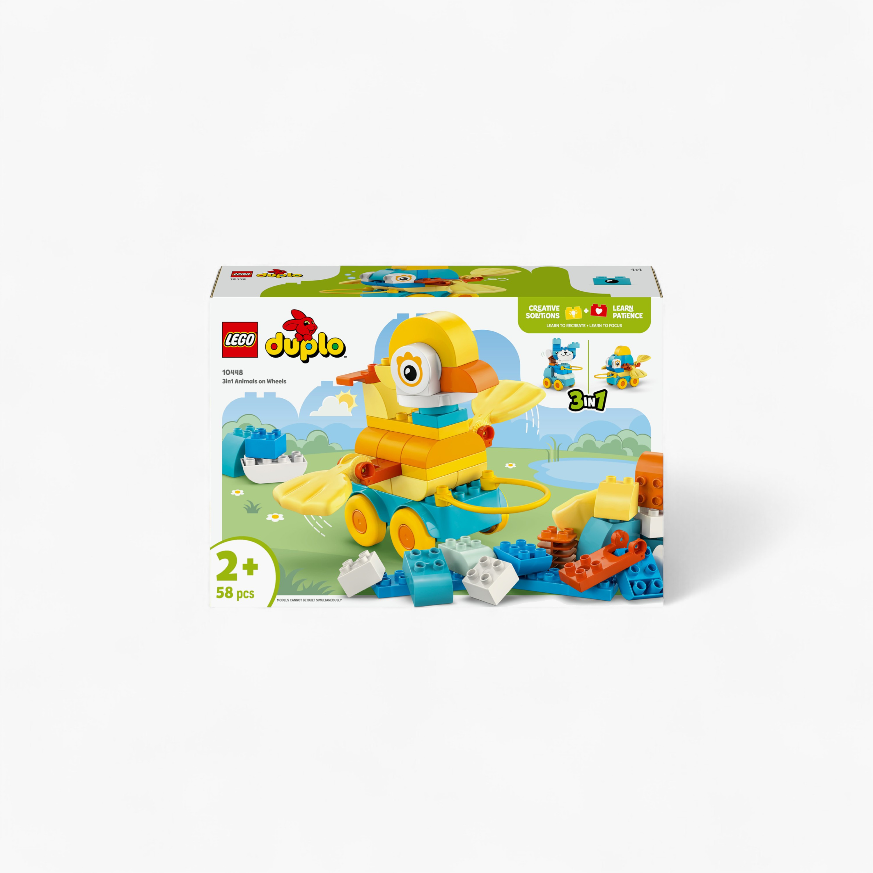 LEGO® DUPLO® Town 3 in 1 Animals on Wheels Building Toy for Imaginative Play 10448-toys-buildingblocks-blocks-image-10