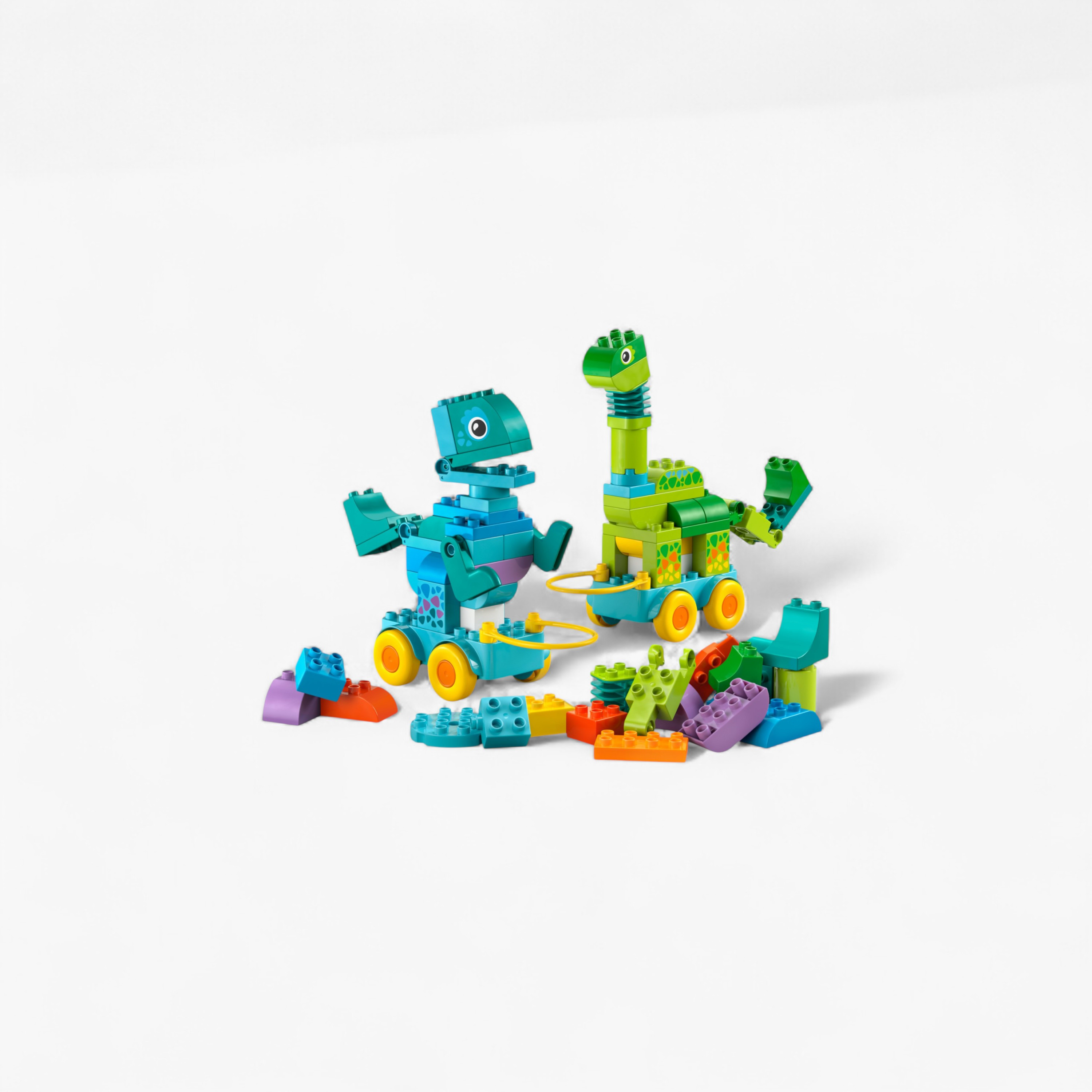 LEGO® DUPLO® Town 3 in 1 Dinosaurs on Wheels Learn-Through-Play Toddler Toy 10451-toys-buildingblocks-blocks-image-4