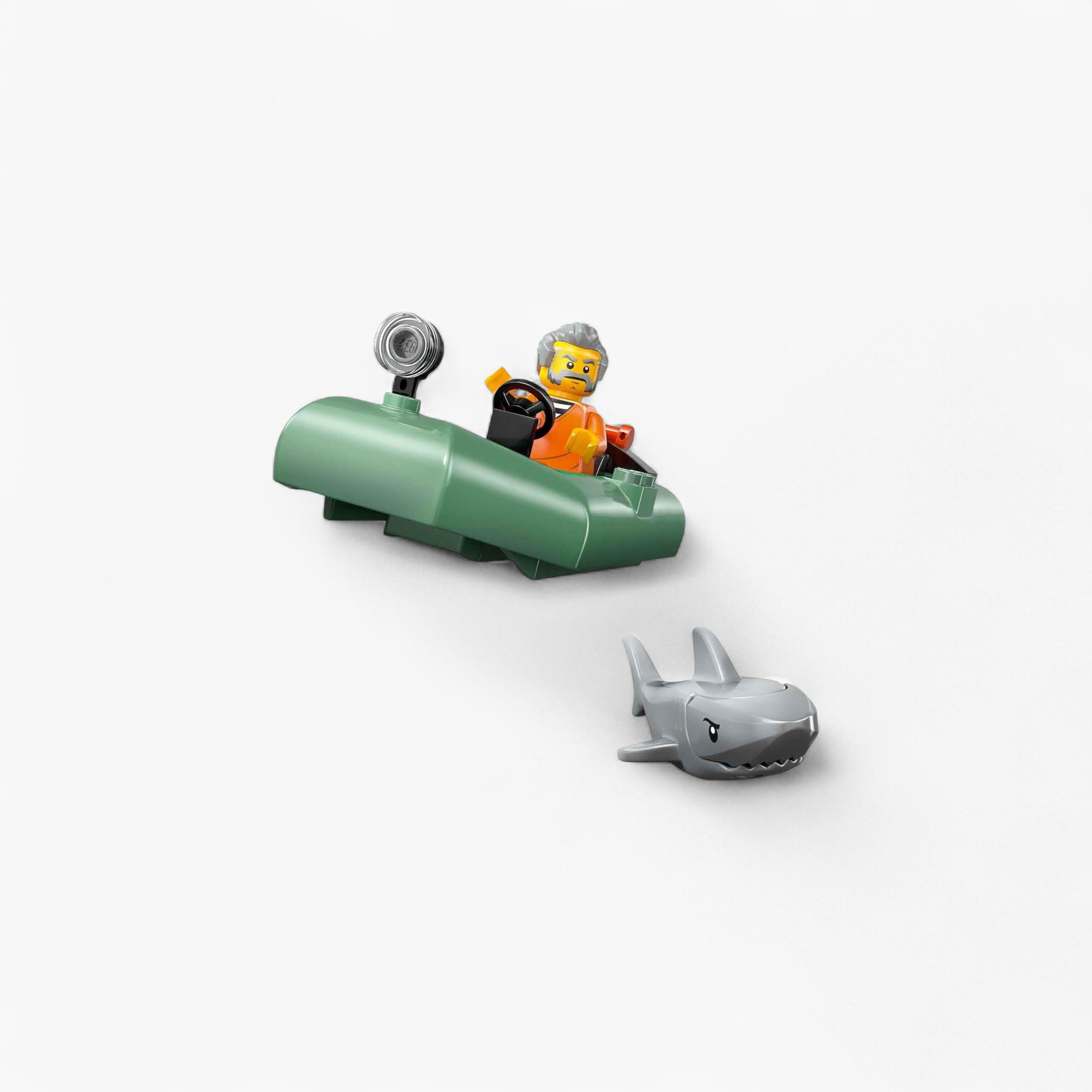 LEGO® City Police Boat Chase Toy with a Floatable Speedboat and Dinghy 60456-toys-buildingblocks-blocks-image-7