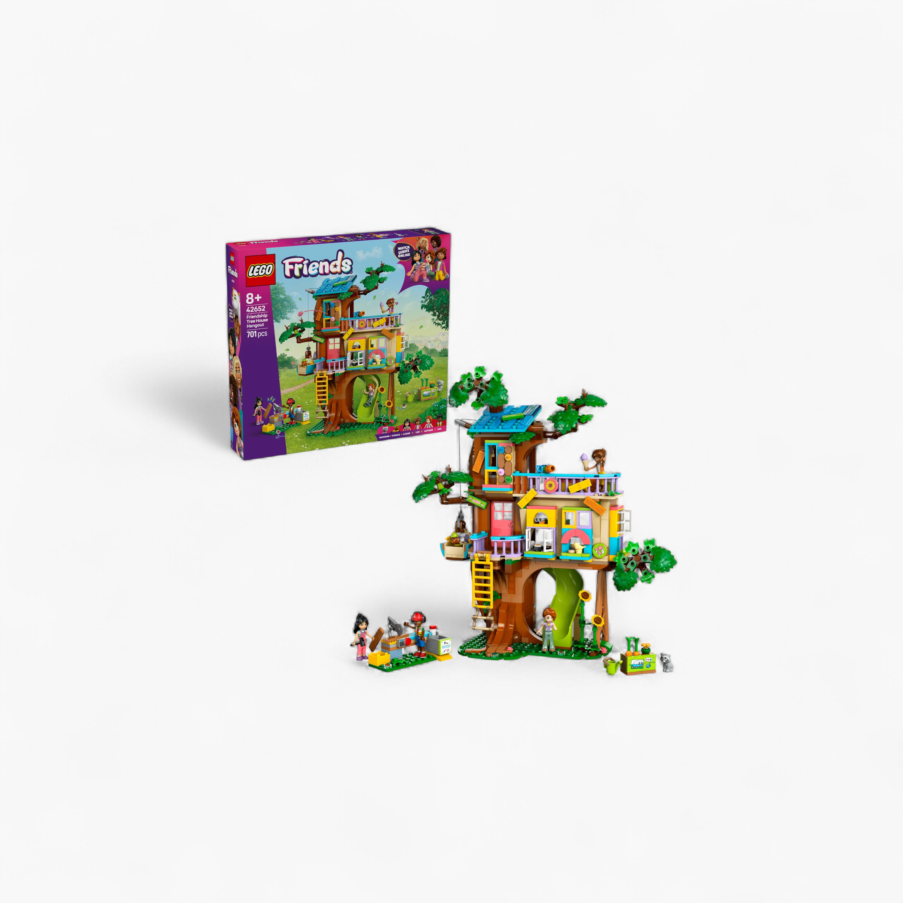 LEGO® Friends Friendship Tree House Hangout Building Kit for Pretend Play 42652-toys-buildingblocks-blocks-image-1