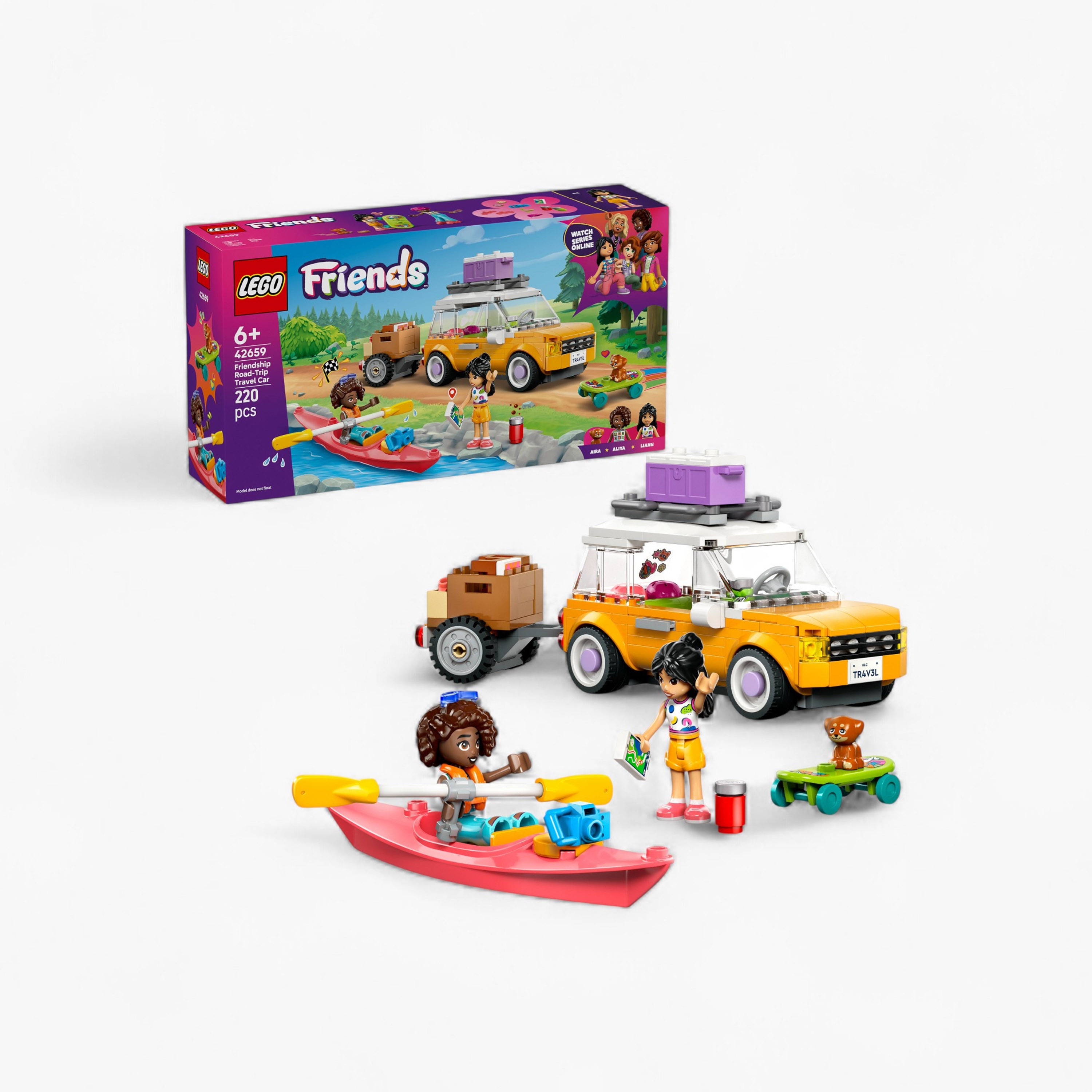 LEGO® Friends Friendship Road-Trip Travel Car Building Set 42659-toys-buildingblocks-blocks-image-1