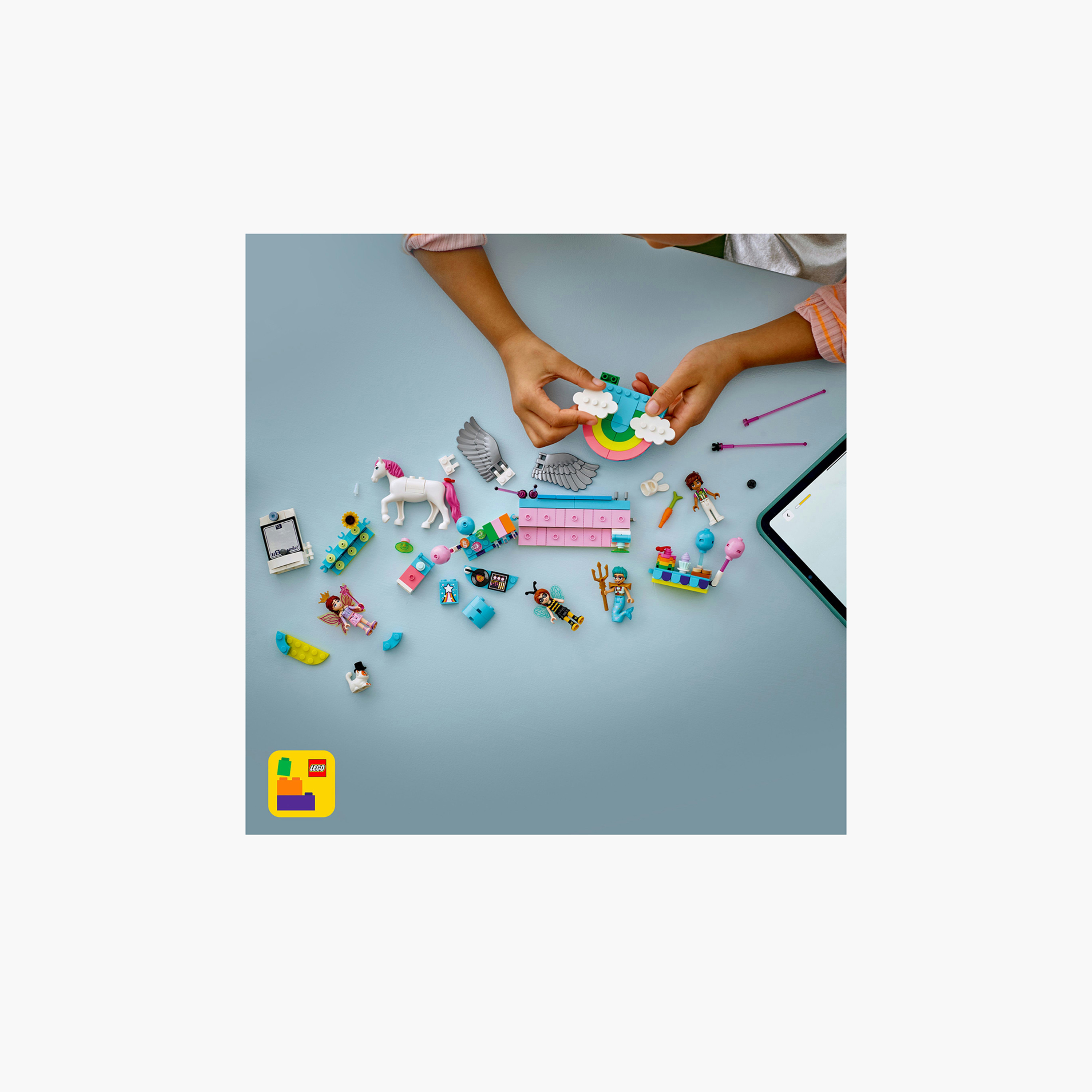 مجموعة بناء حفلة تنكّرية مع يونيكورن وجنية من ليجو® فريندز - 42661-toys-buildingblocks-blocks-image-4