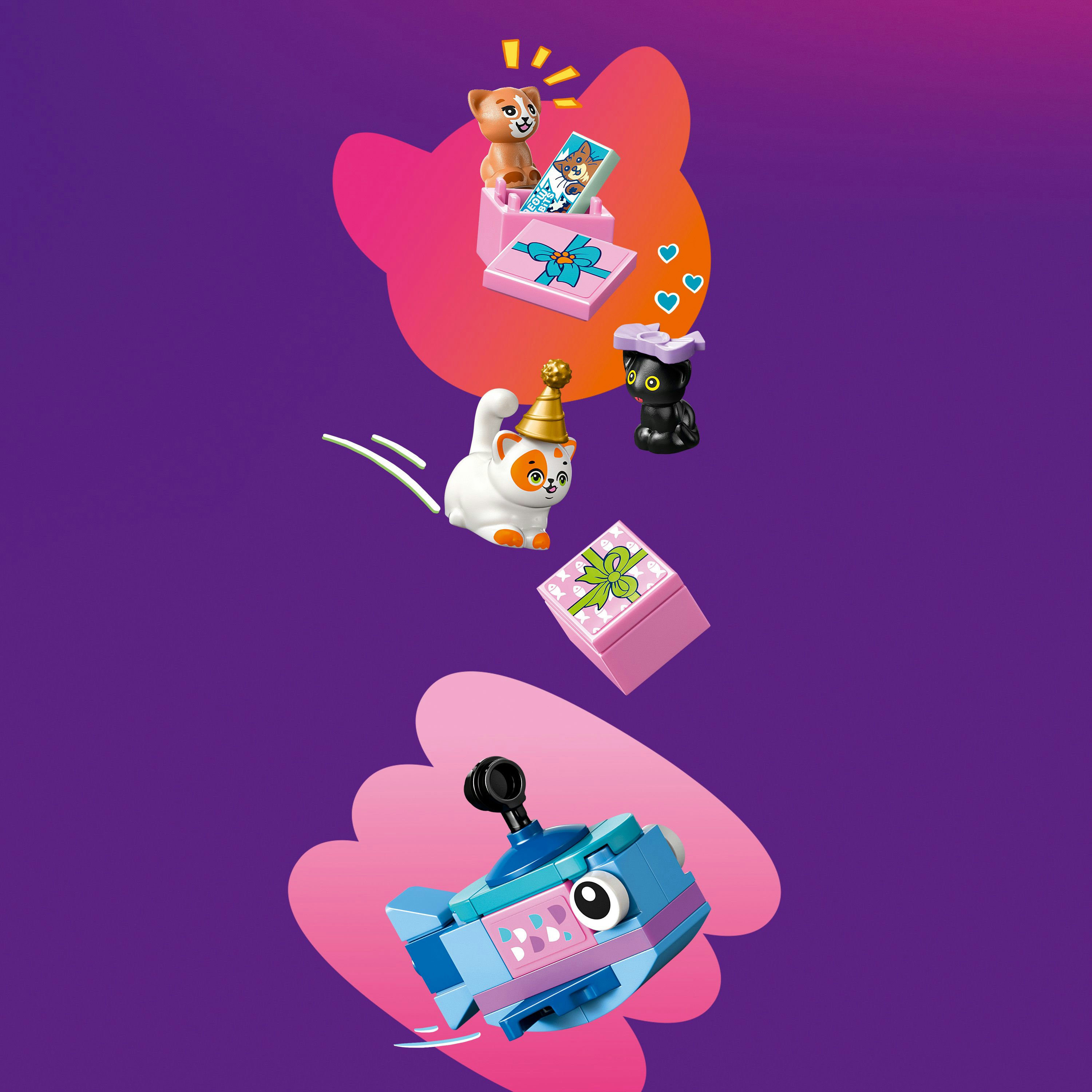 LEGO® Friends Cat Birthday Party & Tree House Building Kit Toy 42666-toys-buildingblocks-blocks-image-4