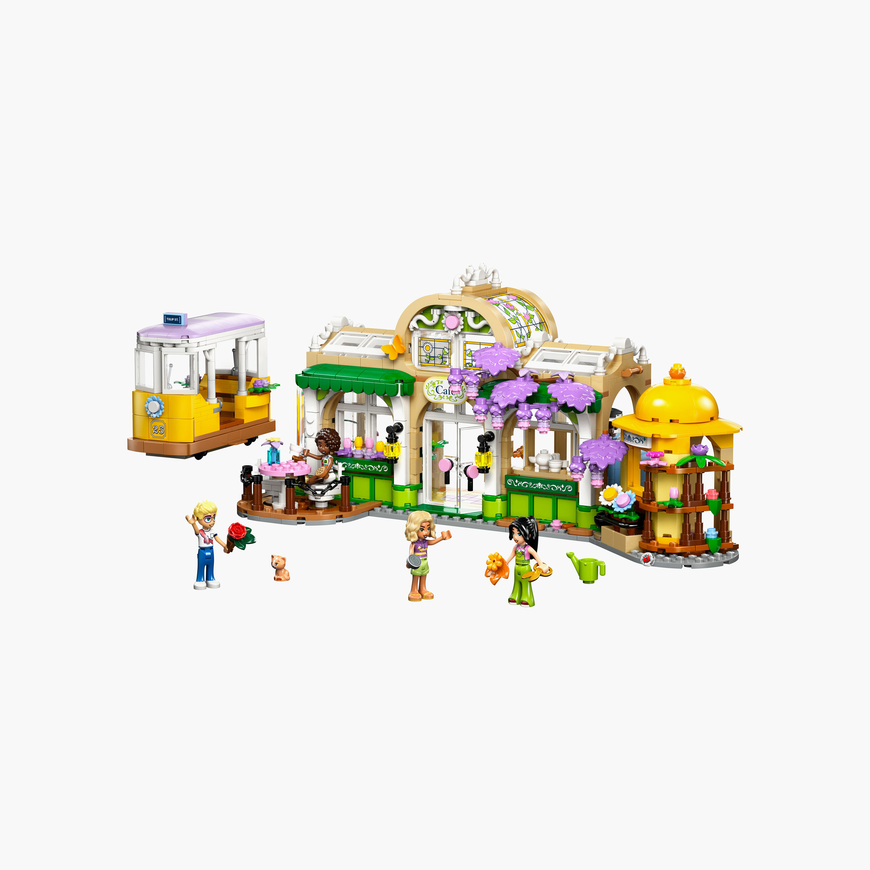 LEGO® Friends Plant Café & Flower Shop Building Kit Pretend-Play Set 42671-toys-buildingblocks-blocks-image-2