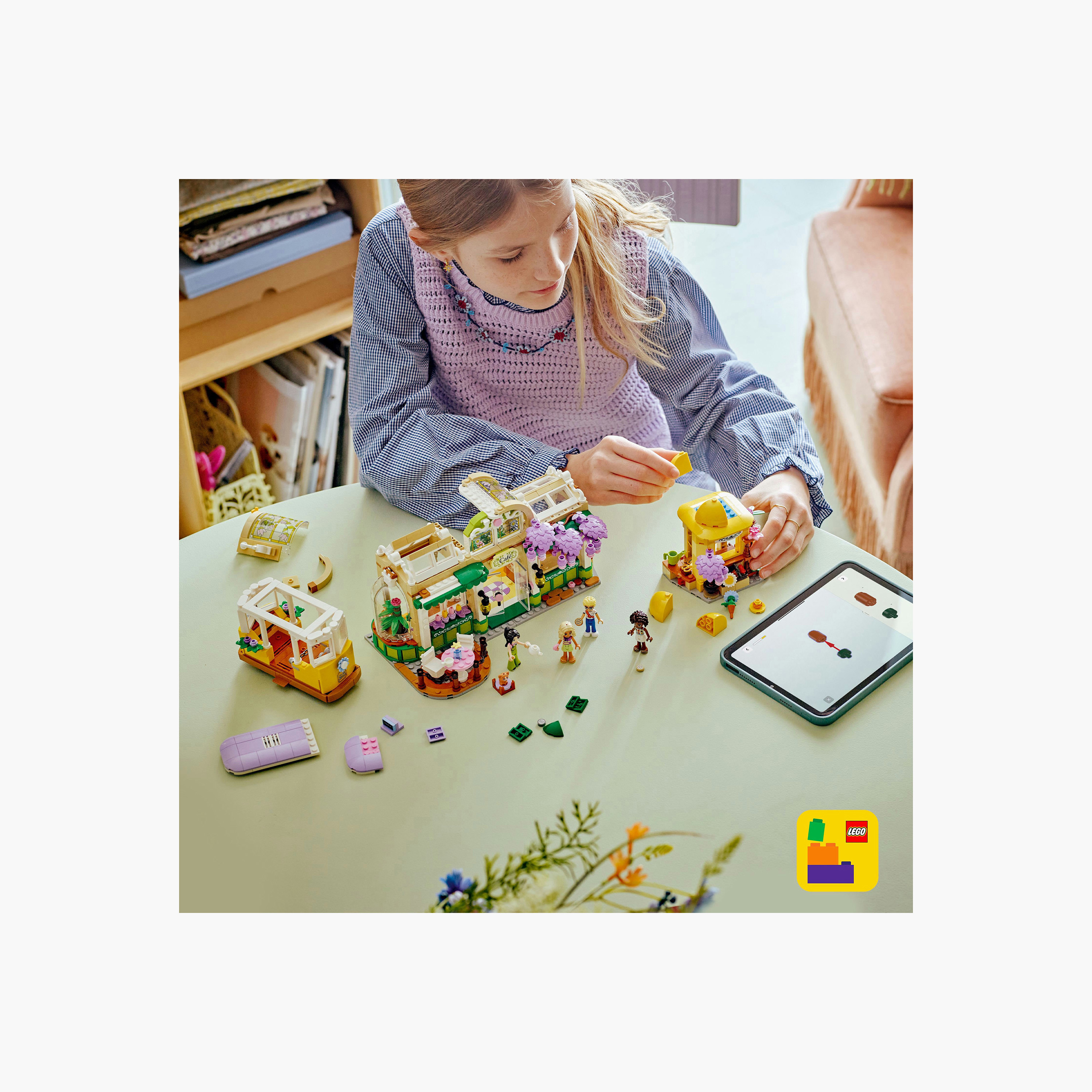 LEGO® Friends Plant Café & Flower Shop Building Kit Pretend-Play Set 42671-toys-buildingblocks-blocks-image-7