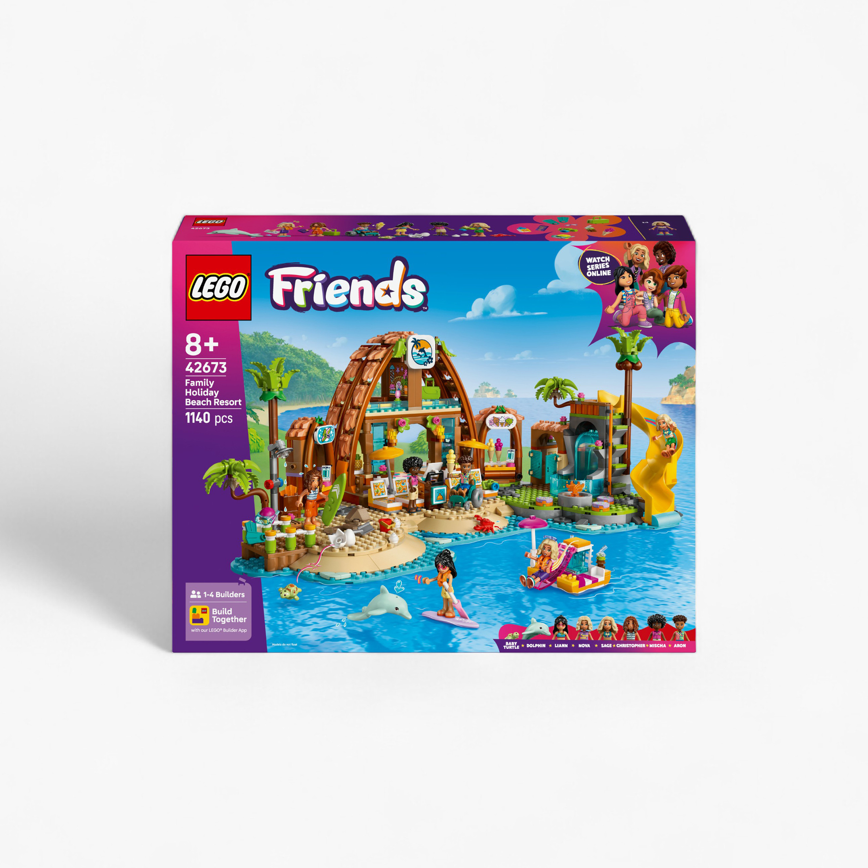 LEGO® Friends Family Holiday Beach Resort Building Set 42673-toys-buildingblocks-blocks-image-7