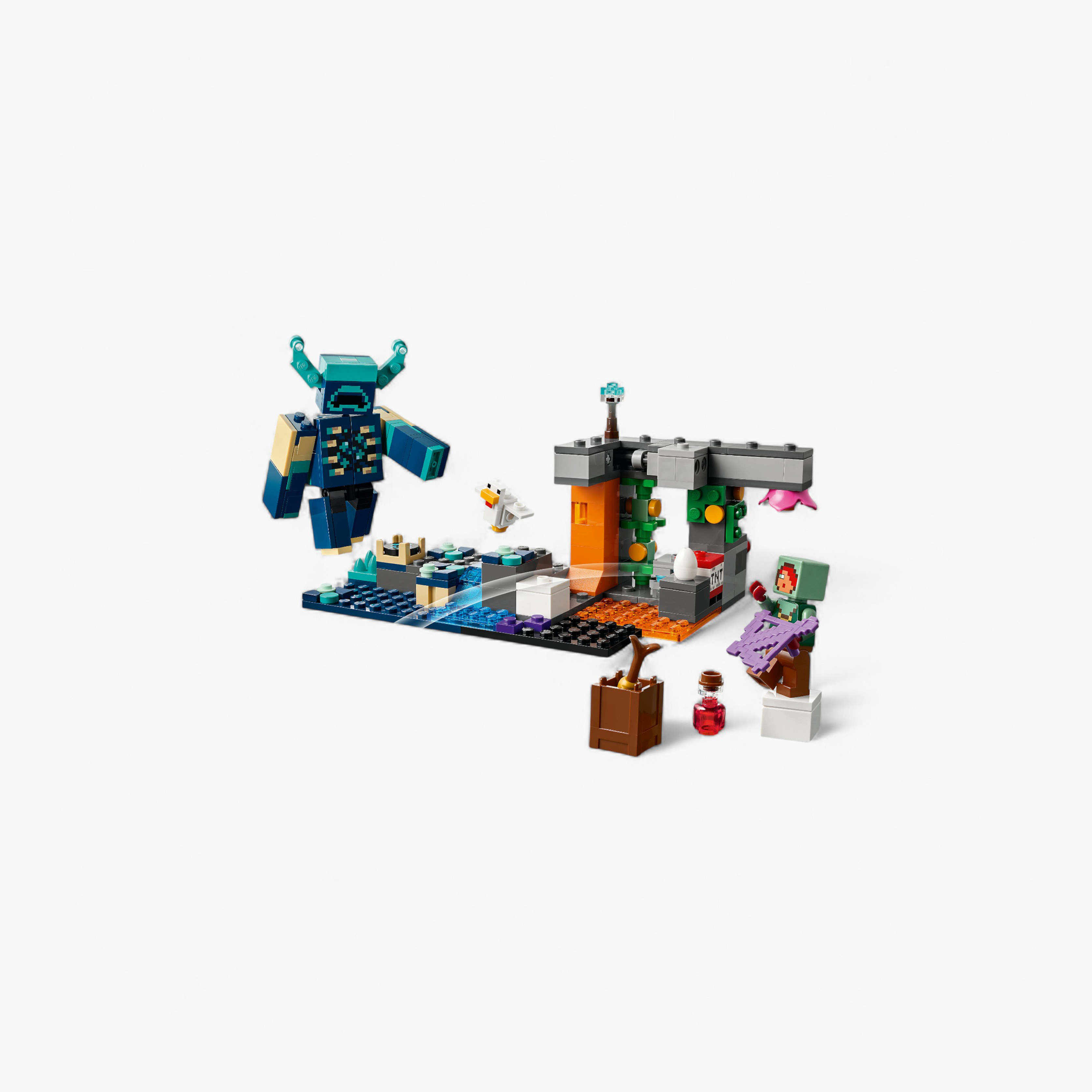 LEGO® Minecraft® The Warden Encounter Collectible Video Game Merch 21274-toys-buildingblocks-blocks-image-2