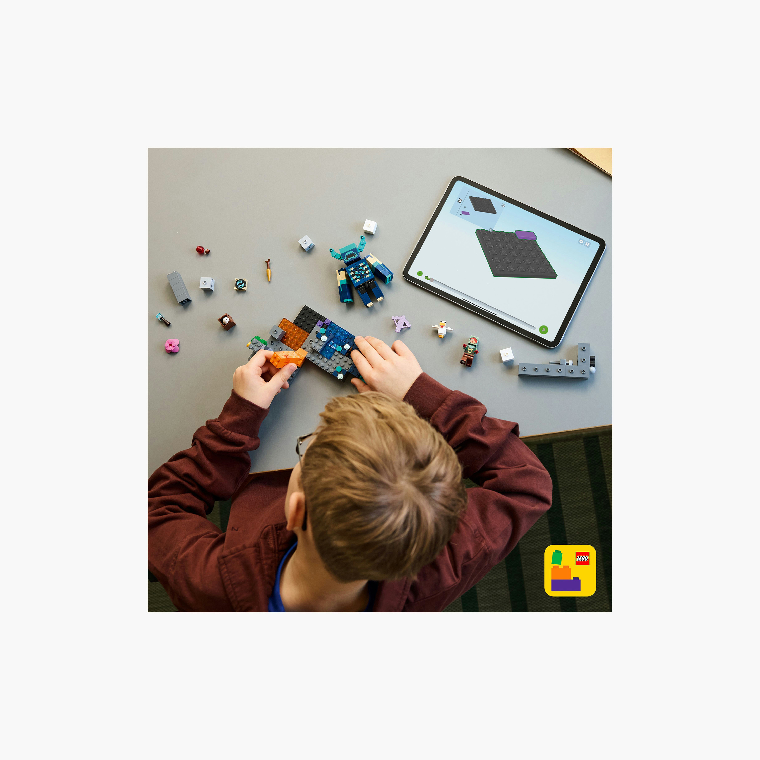 LEGO® Minecraft® The Warden Encounter Collectible Video Game Merch 21274-toys-buildingblocks-blocks-image-6