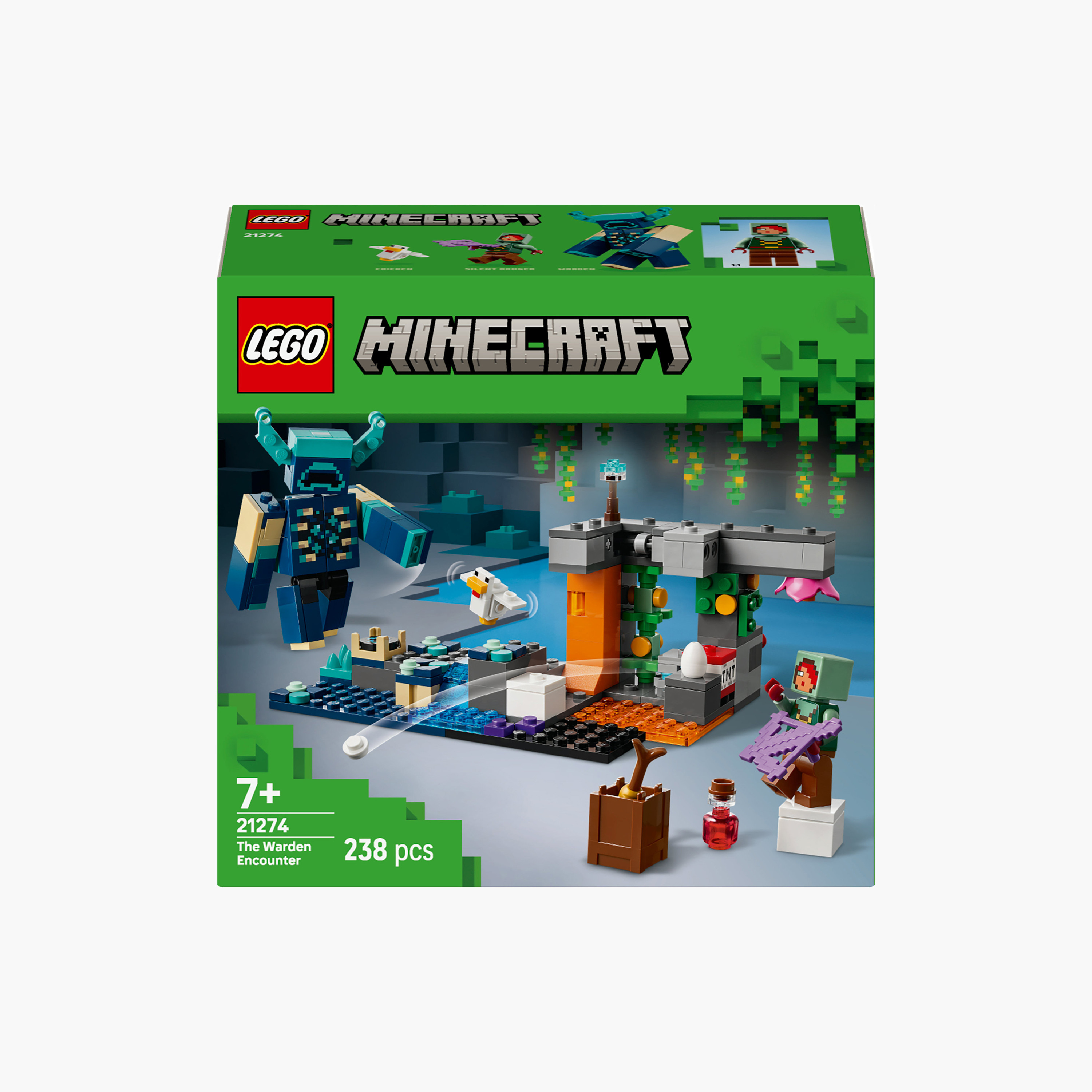 LEGO® Minecraft® The Warden Encounter Collectible Video Game Merch 21274-toys-buildingblocks-blocks-image-7