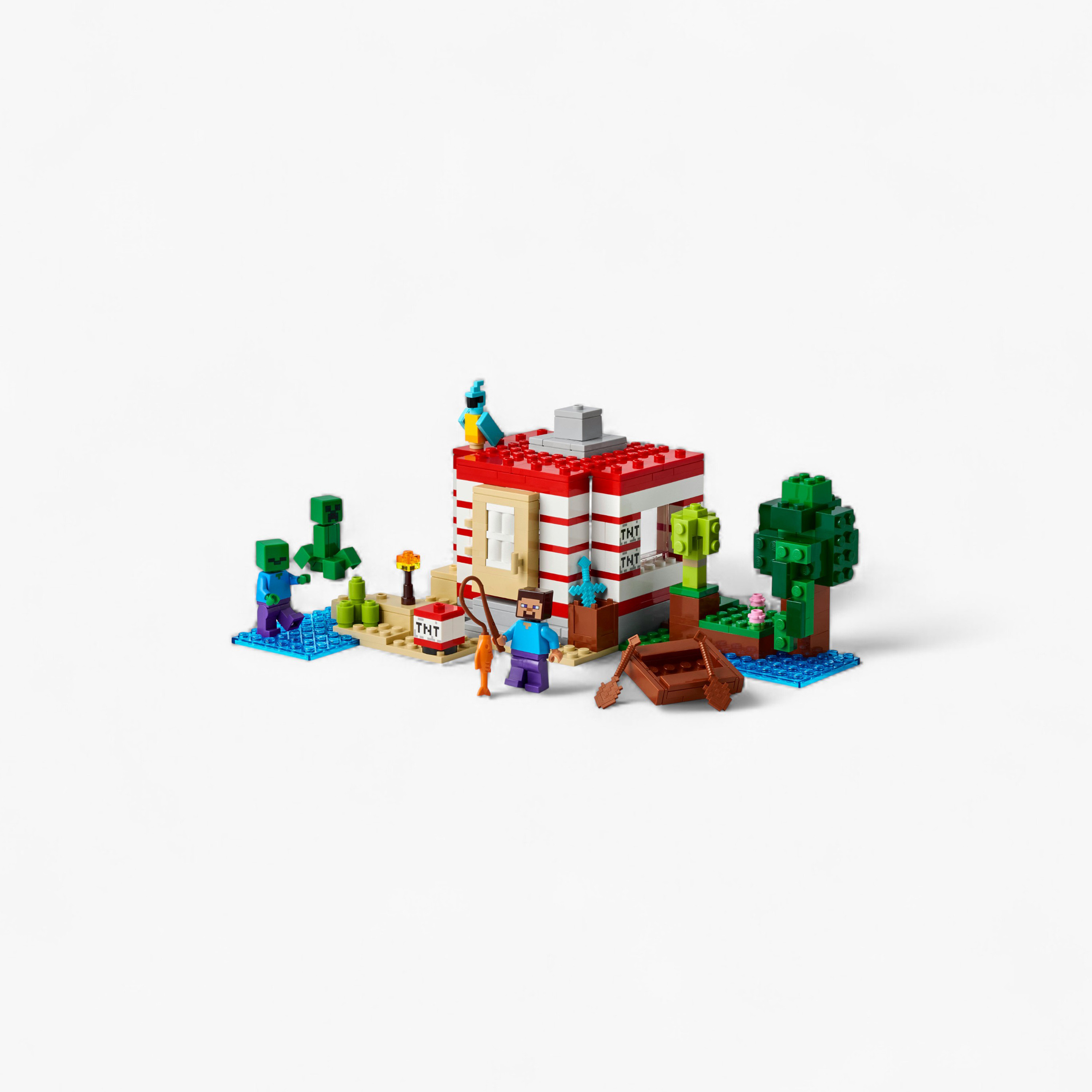 LEGO® Minecraft® The TNT Jungle House, Video Game Collectible Toy 21275-toys-buildingblocks-blocks-image-2