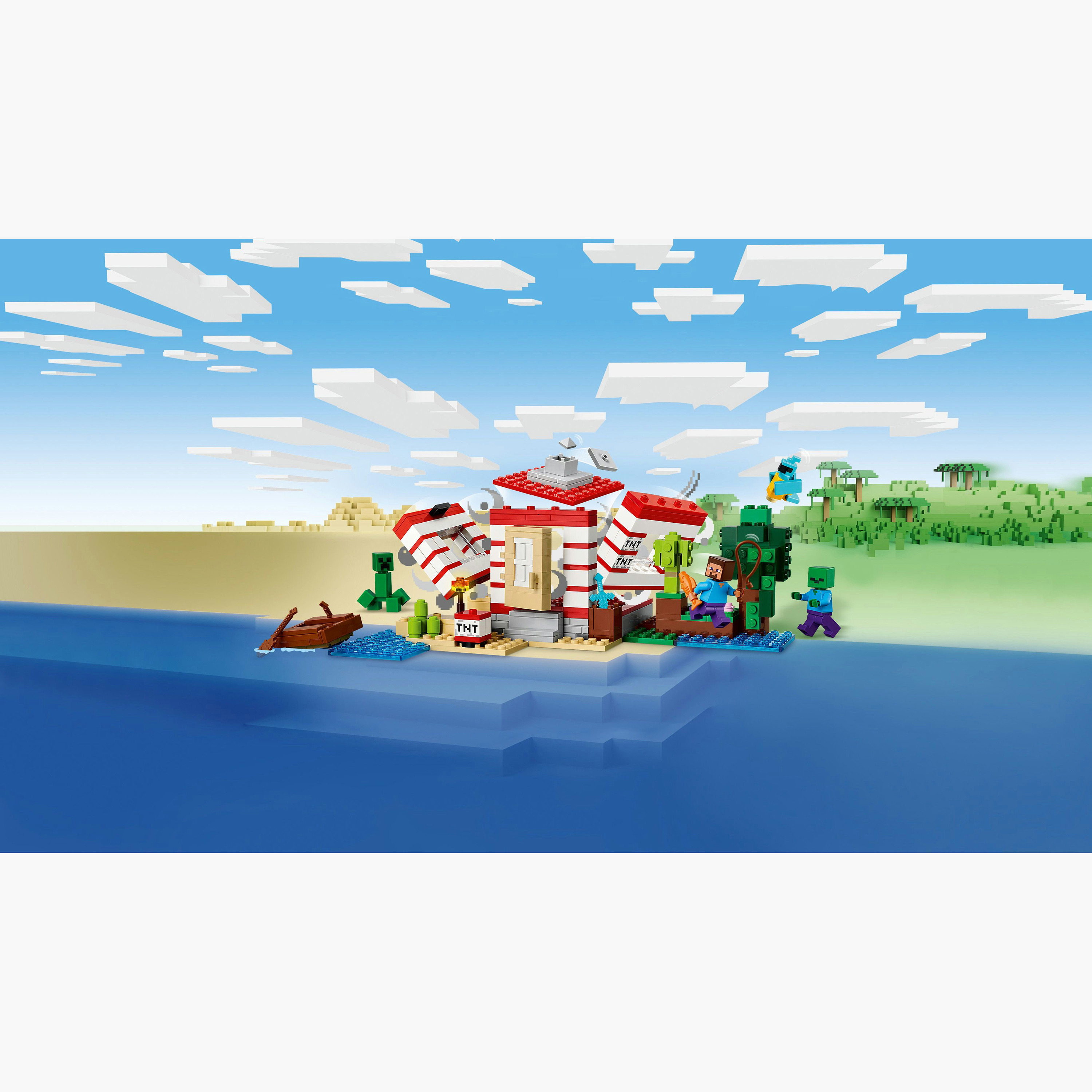 LEGO® Minecraft® The TNT Jungle House, Video Game Collectible Toy 21275-toys-buildingblocks-blocks-image-4