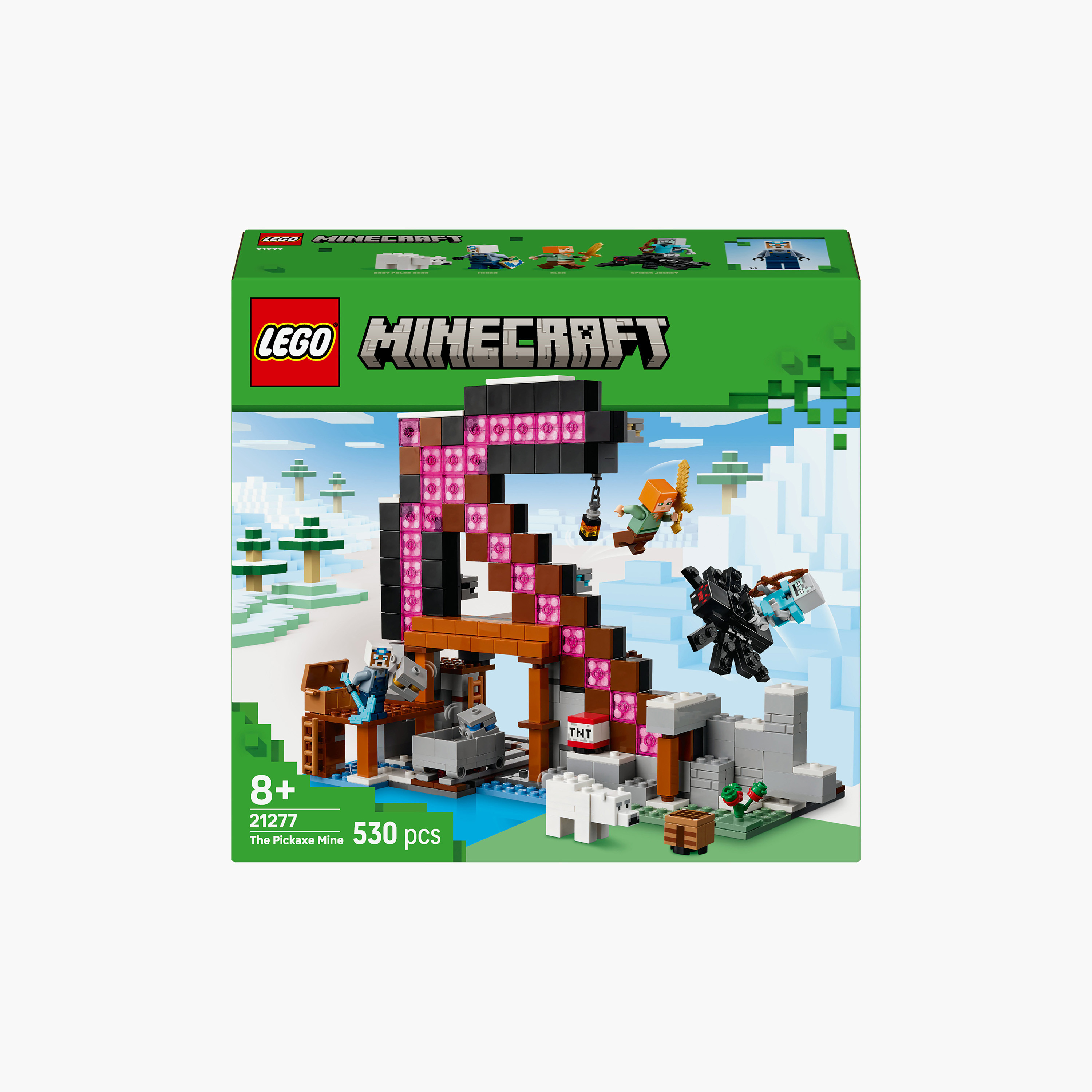 LEGO® Minecraft® The Pickaxe Mine Gamer-Room Decor and Axe Toy 21277-toys-buildingblocks-blocks-image-8