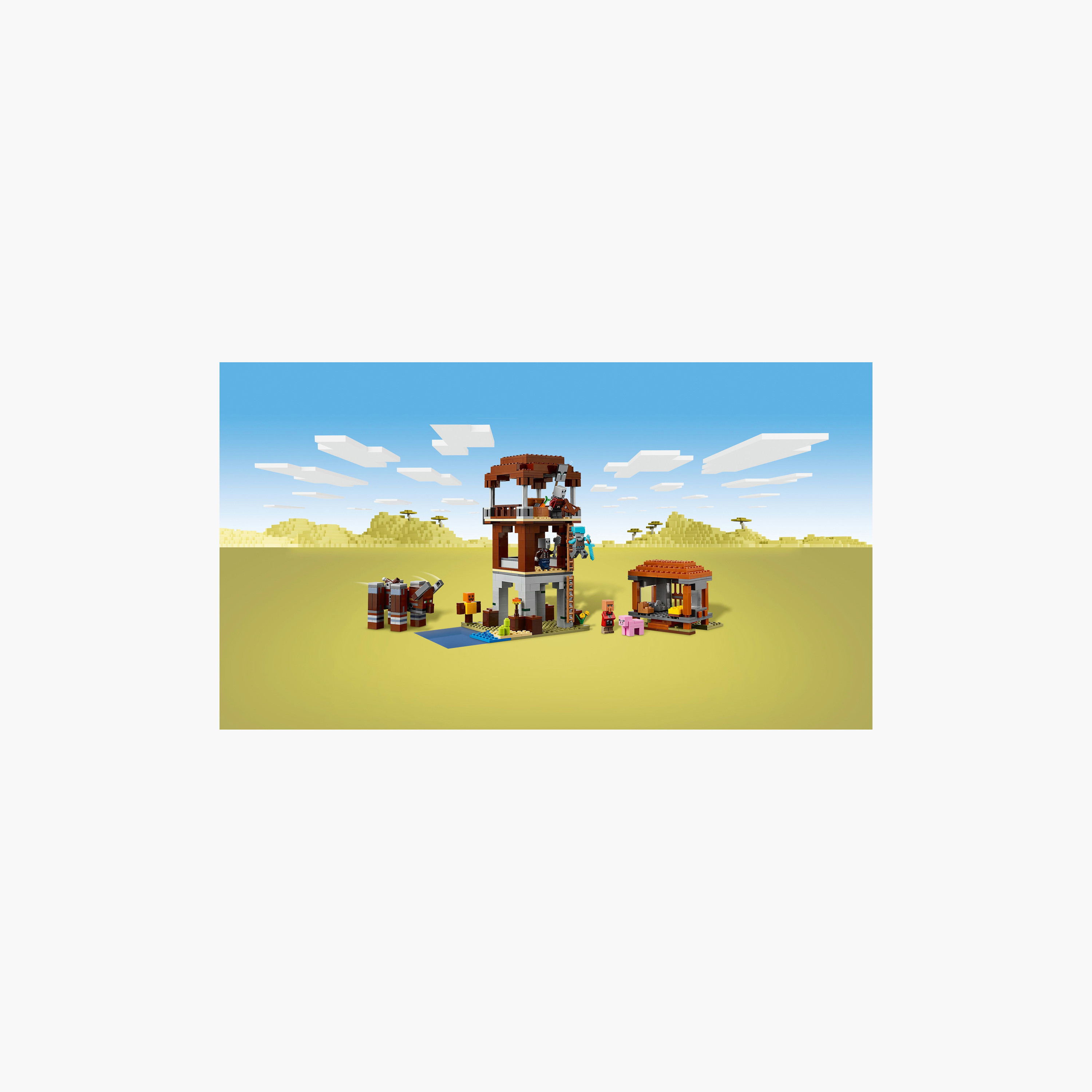 LEGO® Minecraft® The Pillager Outpost and Ravager Gamer Building Toy Gift 21278-toys-buildingblocks-blocks-image-4