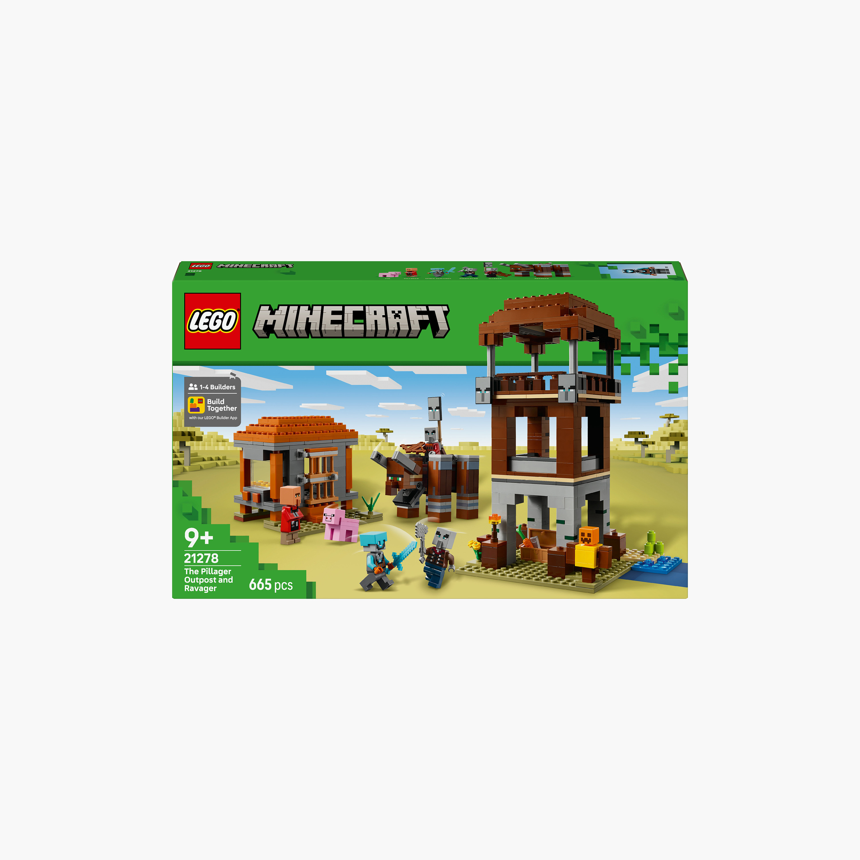 LEGO® Minecraft® The Pillager Outpost and Ravager Gamer Building Toy Gift 21278-toys-buildingblocks-blocks-image-7