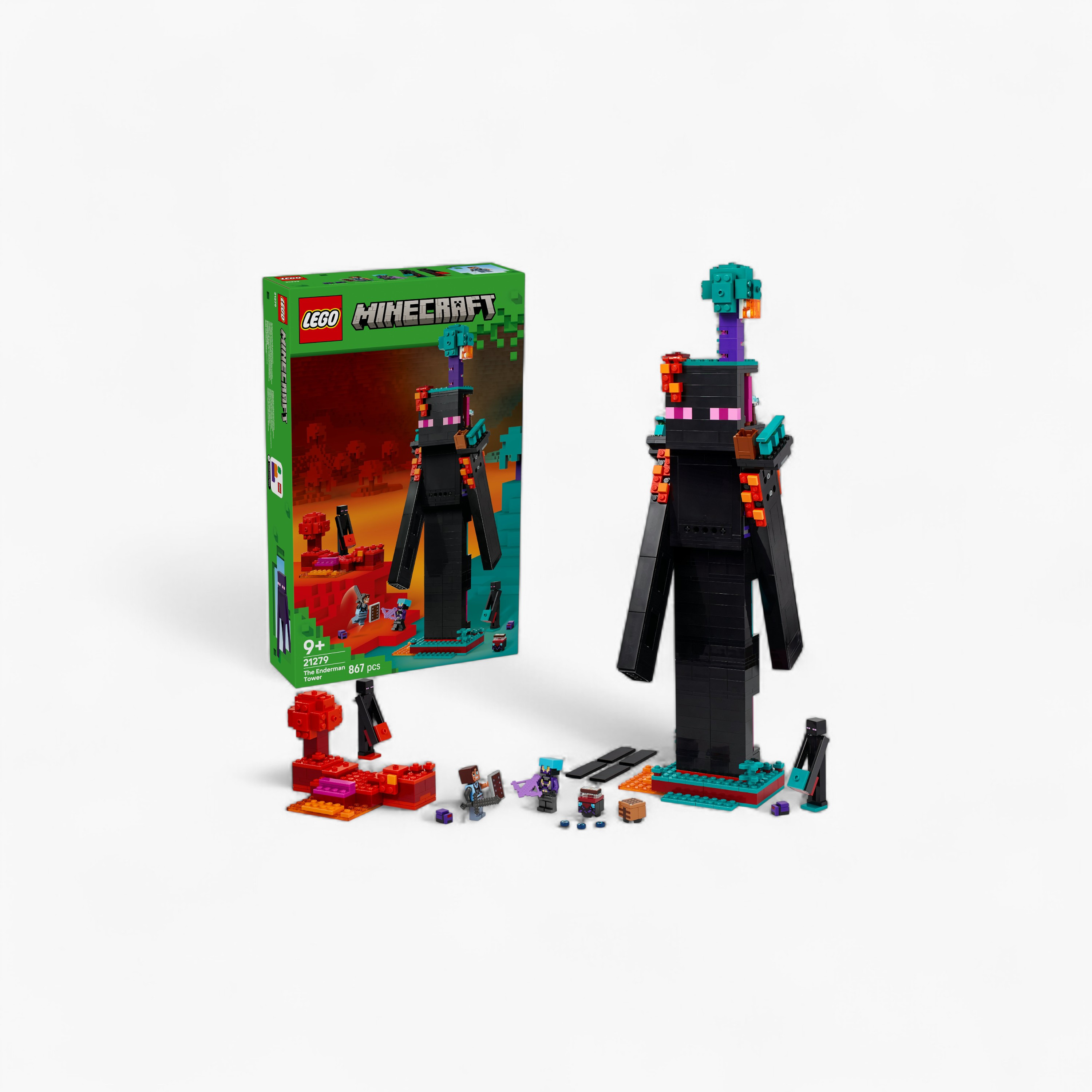 LEGO® Minecraft® The Enderman Tower Toy for Kids, Gamer Gift 21279-toys-buildingblocks-blocks-image-1