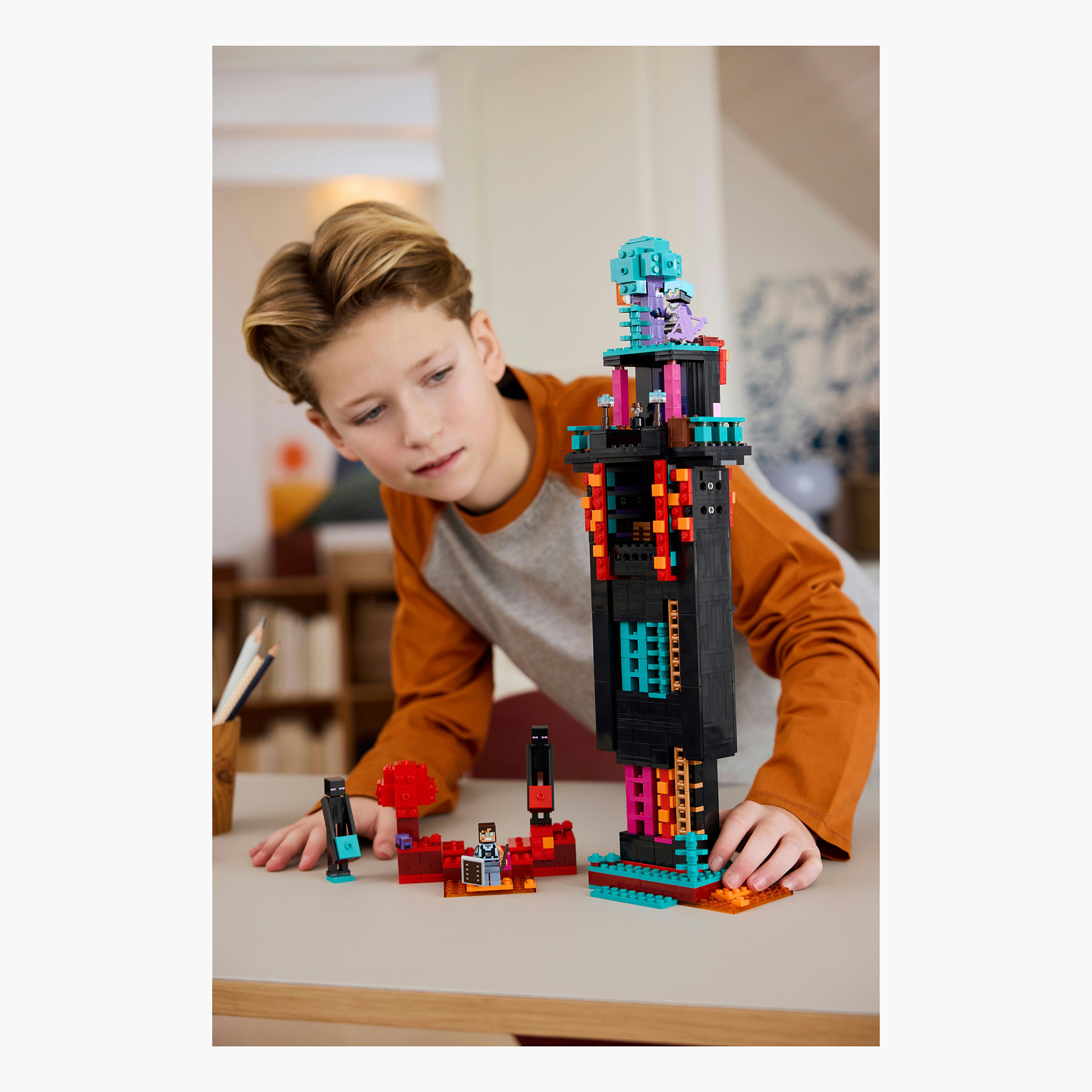 LEGO® Minecraft® The Enderman Tower Toy for Kids, Gamer Gift 21279-toys-buildingblocks-blocks-image-7