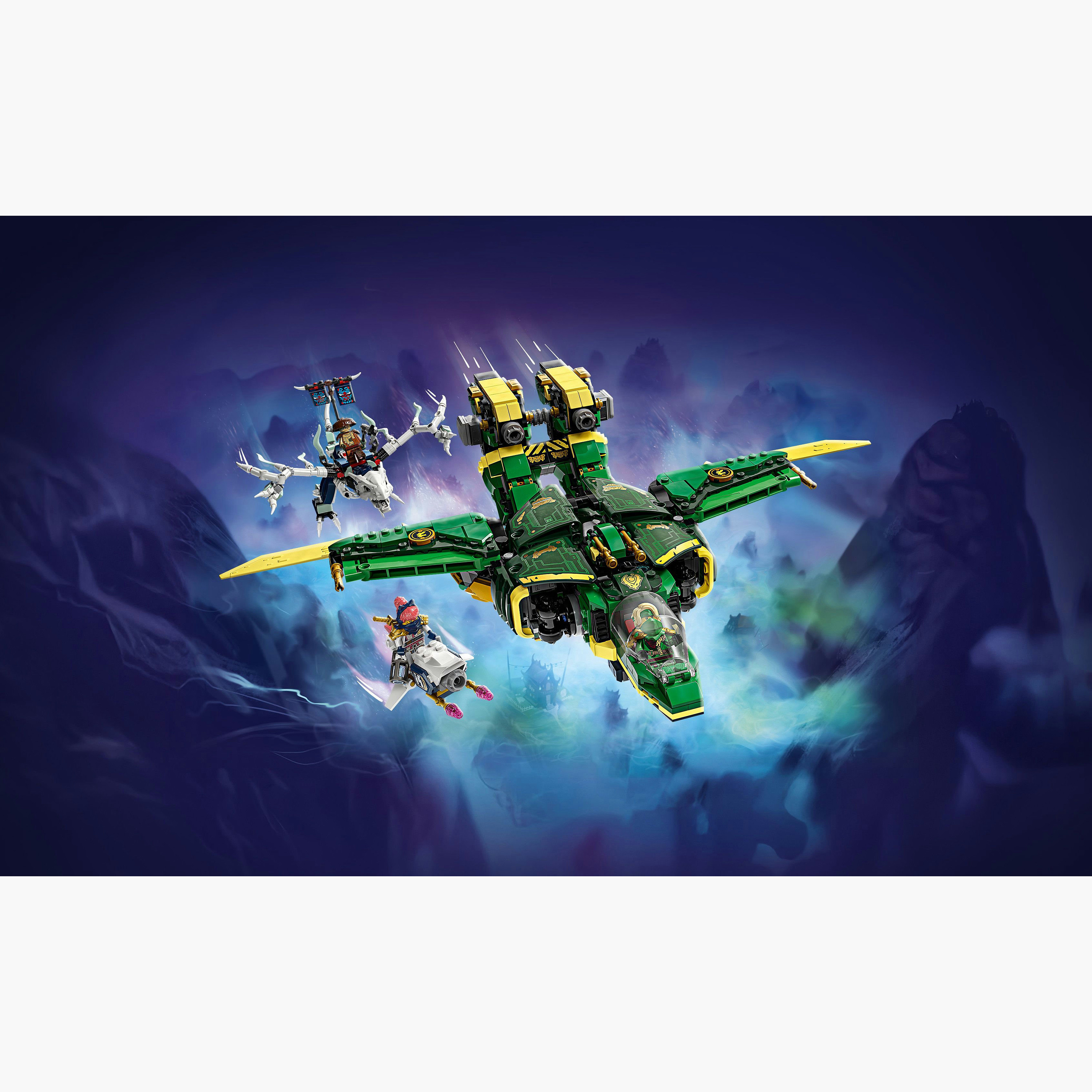 LEGO® NINJAGO® Lloyd’s Jet Mech Ninja Toy Building Kit 71845-toys-buildingblocks-blocks-image-4