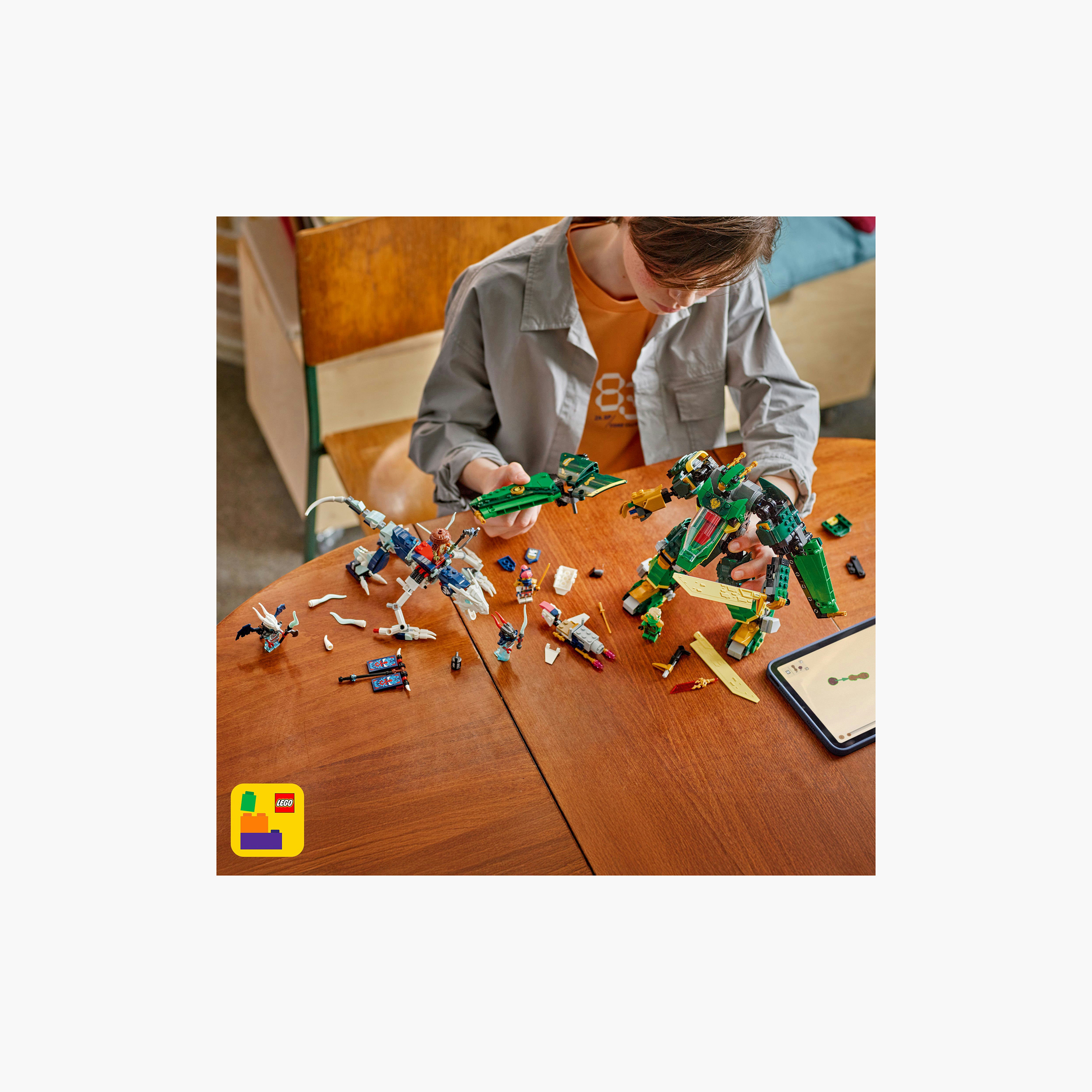 LEGO® NINJAGO® Lloyd’s Jet Mech Ninja Toy Building Kit 71845-toys-buildingblocks-blocks-image-6