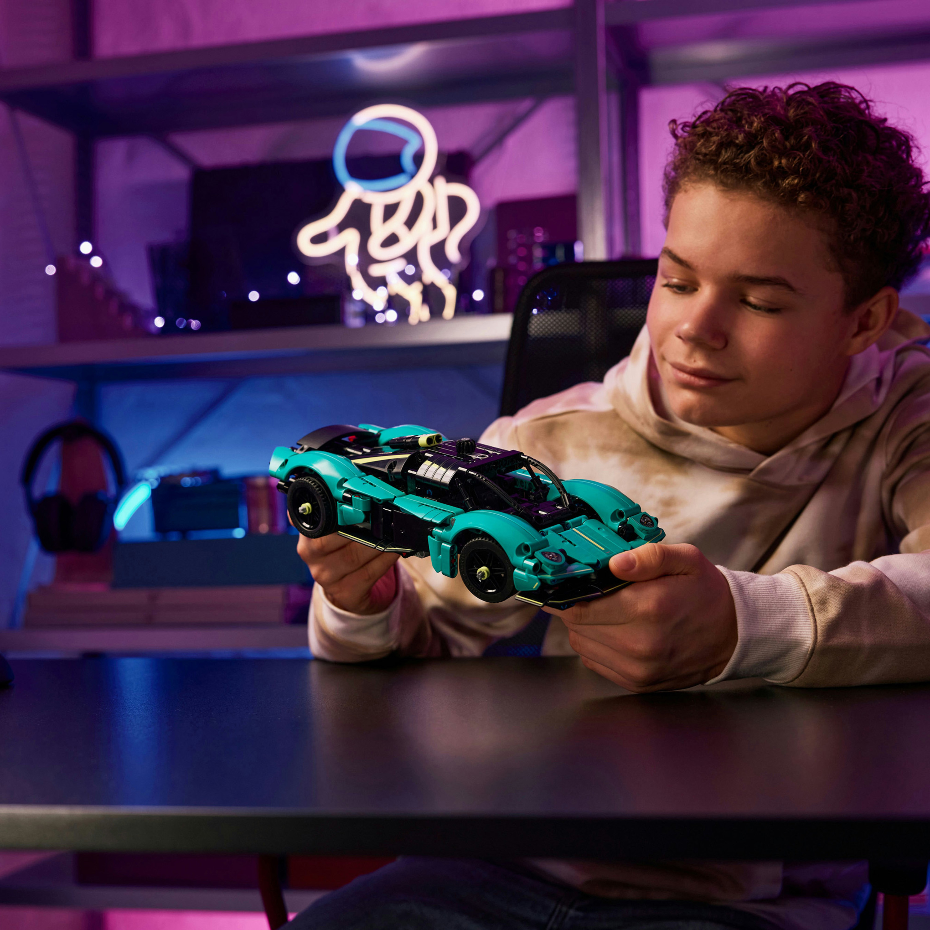 LEGO® Technic Aston Martin Valkyrie Buildable Car Model Kit 42208-toys-buildingblocks-blocks-image-8
