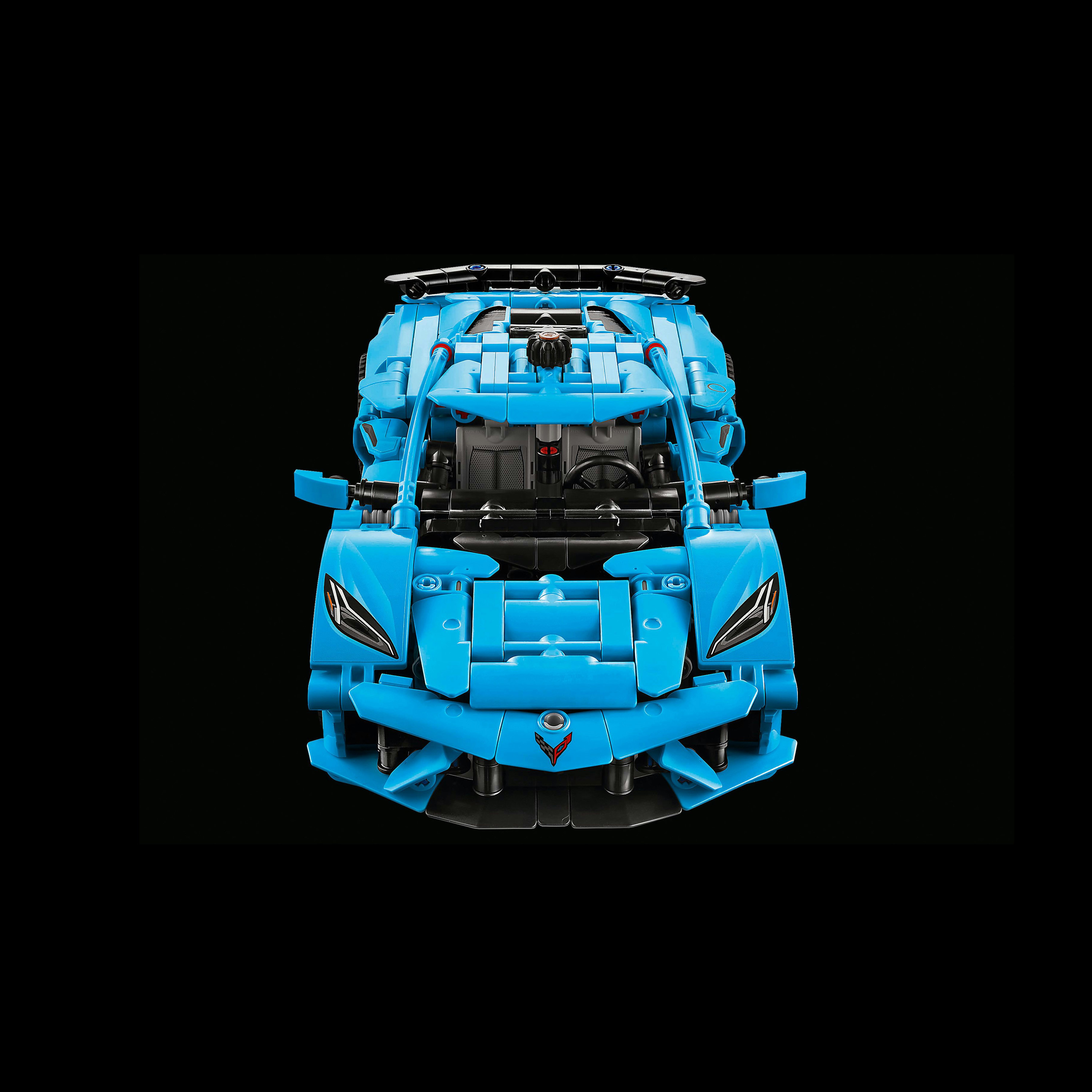 LEGO® Technic Chevrolet Corvette Stingray Blue Car Model Kit 42217-toys-buildingblocks-blocks-image-6