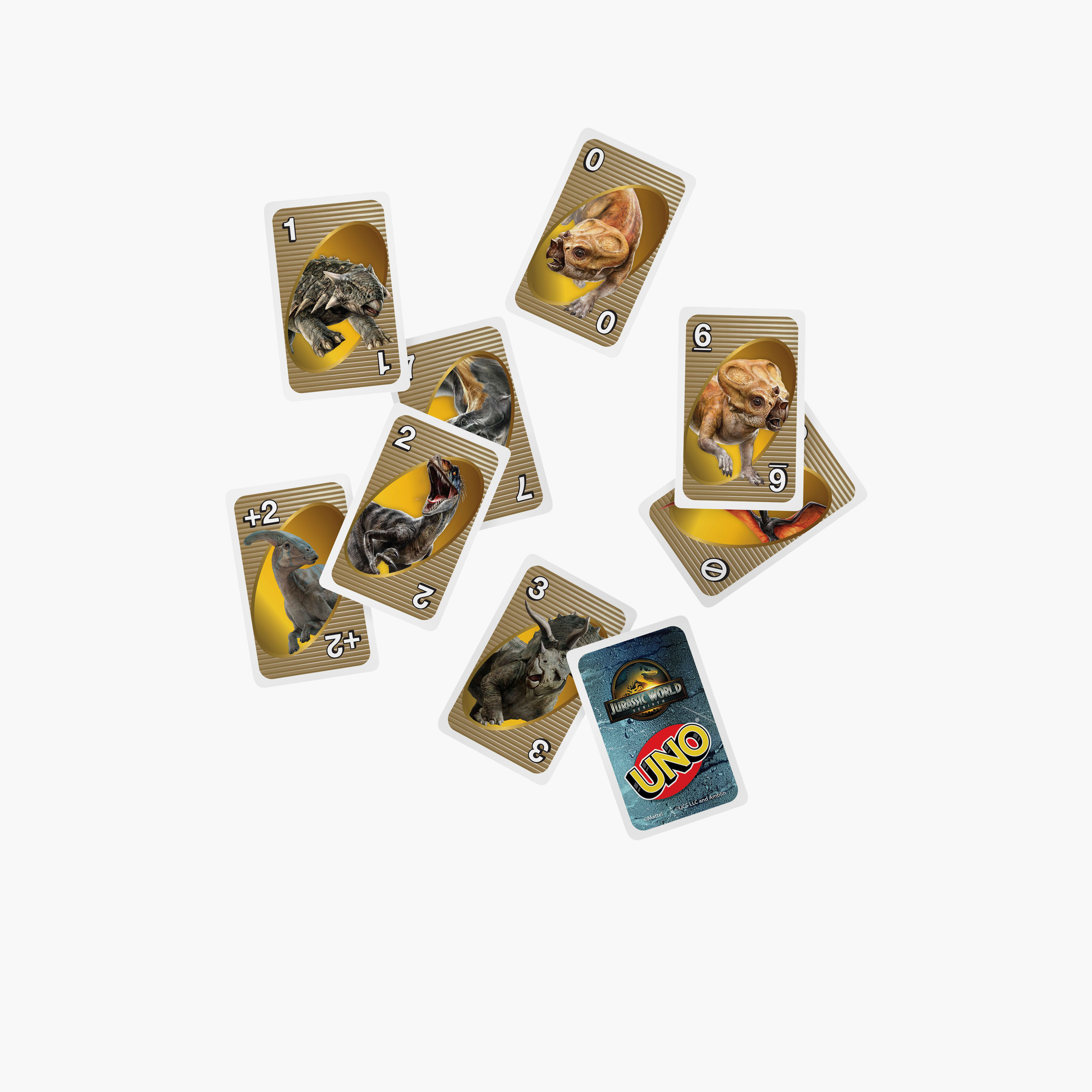 لعبة بطاقات أونو جوراسيك وورلد ريبرث-toys-indoortoys-boardgames-image-2